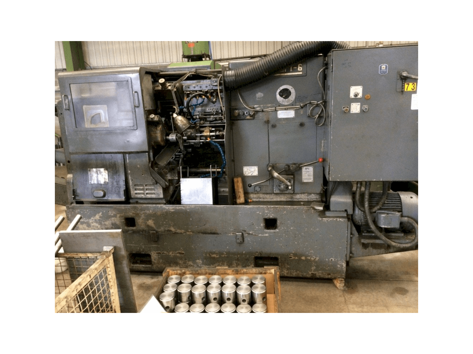 Front view of Wickman 1-2 machine