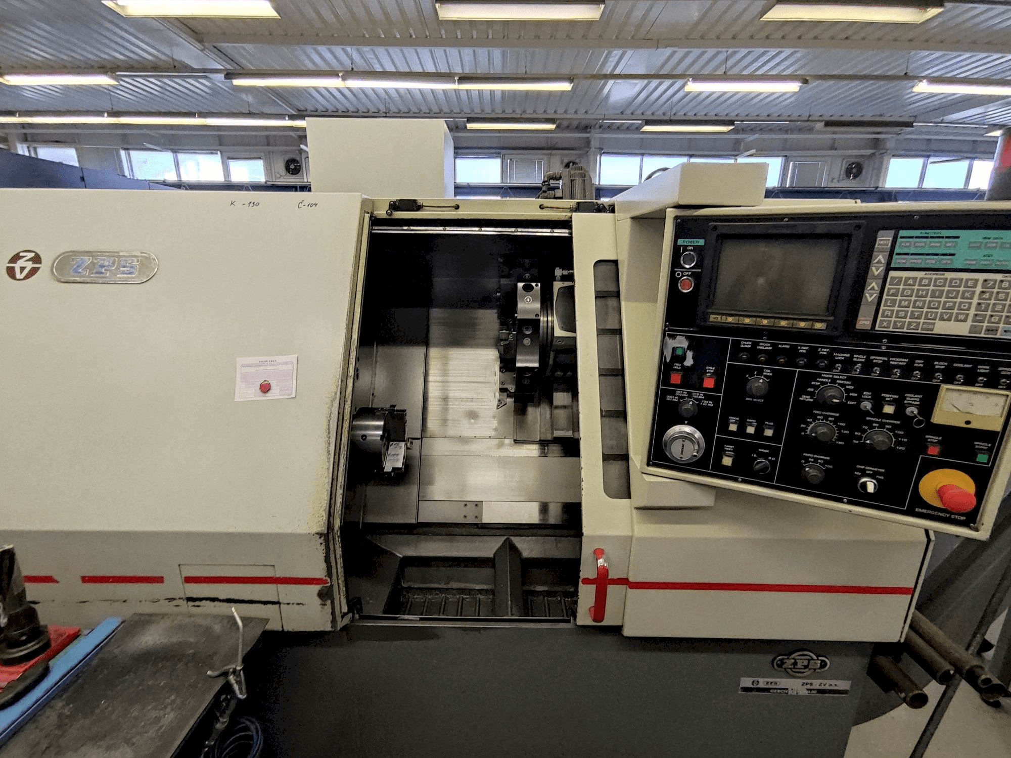 Front view of ZPS S-50 (TC-615) machine