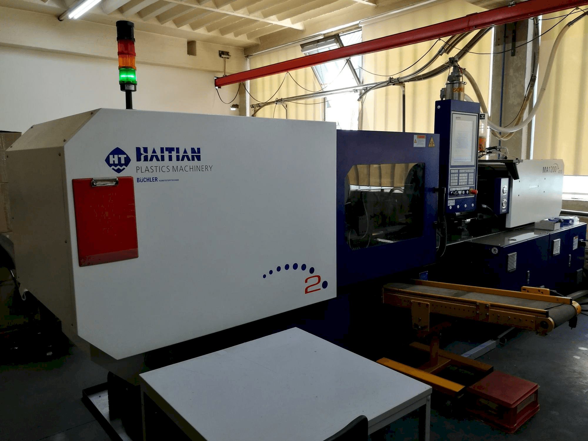 Frontansicht der HAITIAN Mars 2 - 1200 Maschine