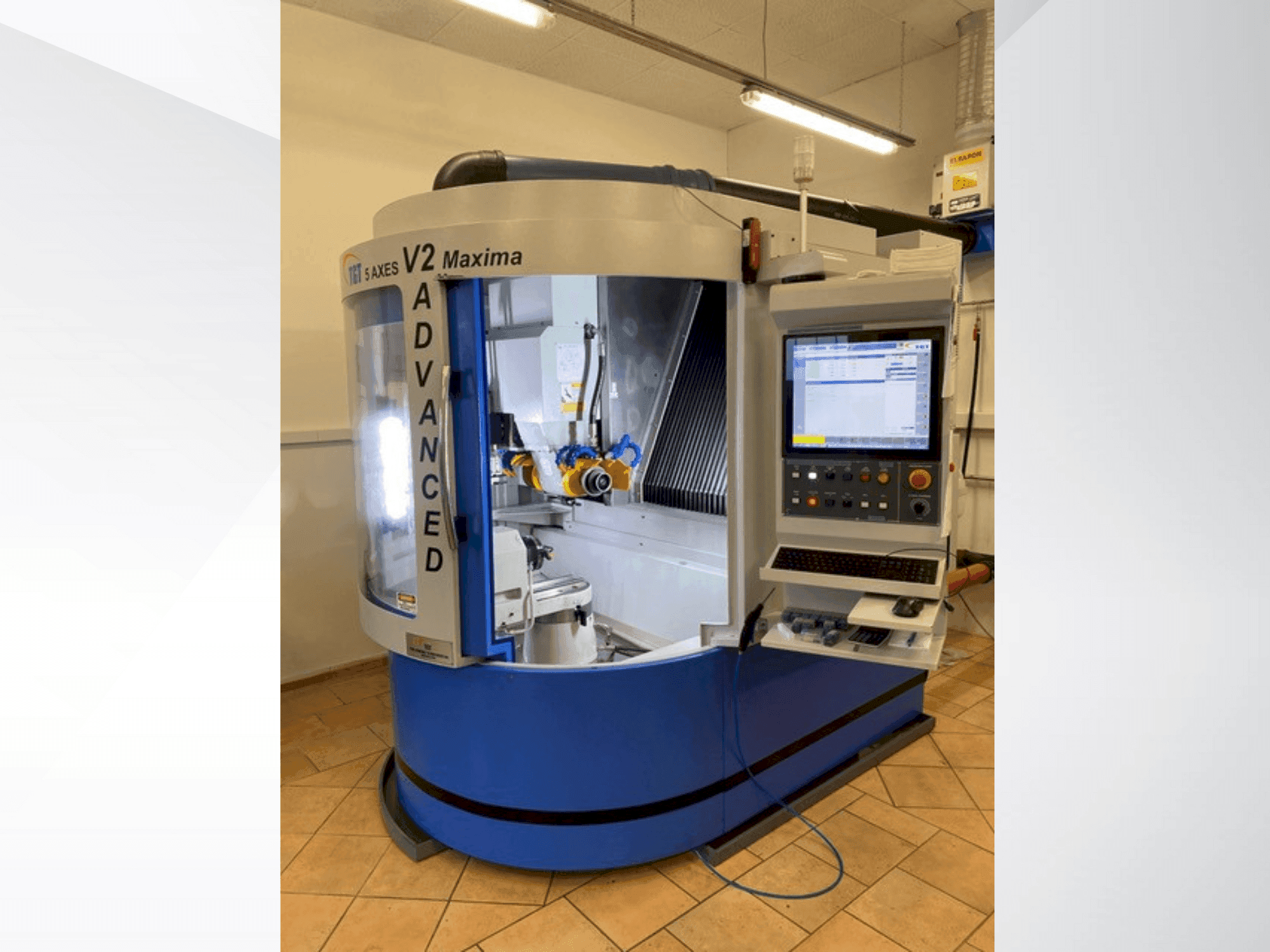 Frontansicht der TGT V2 Maxima Maschine