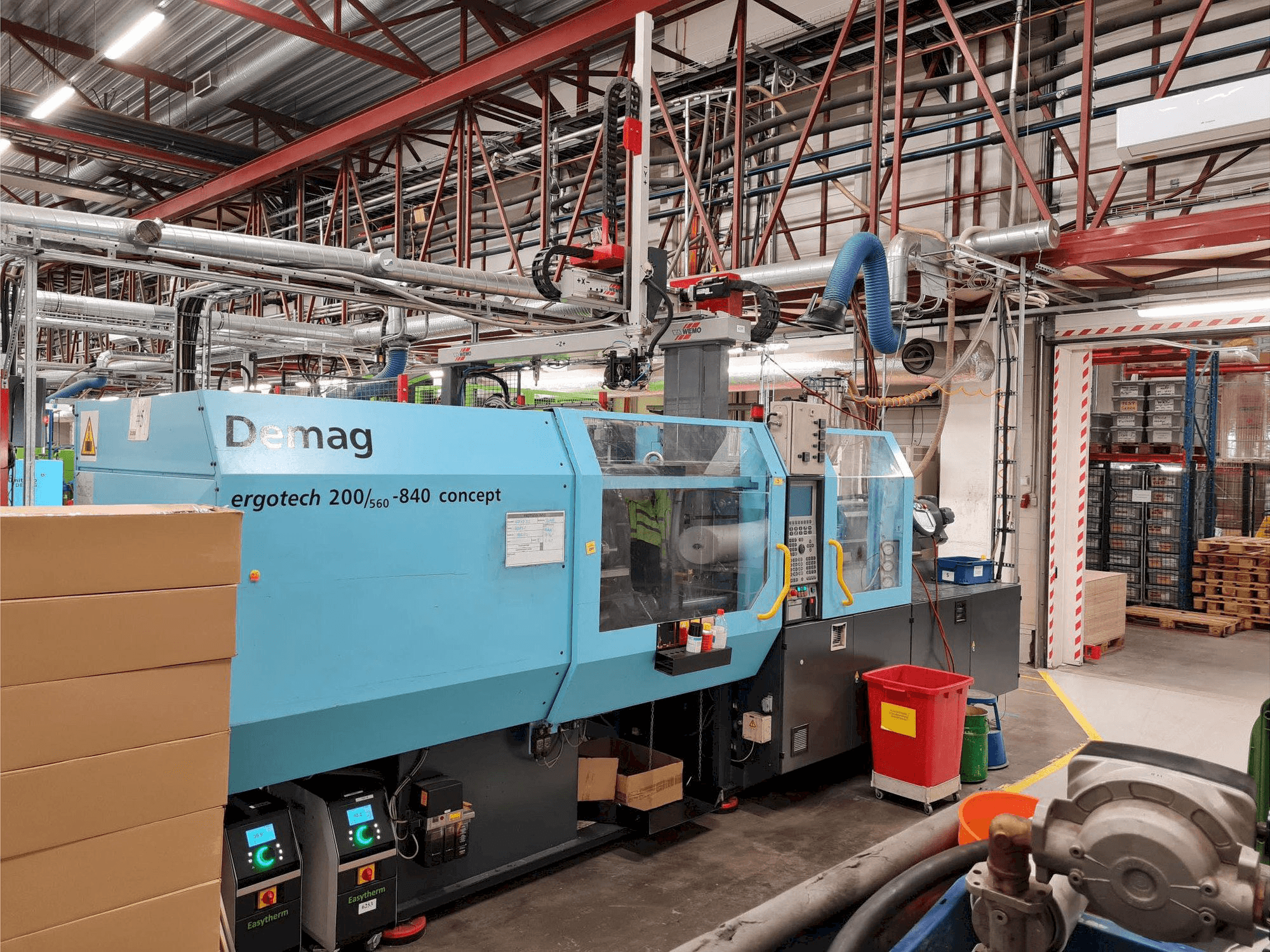 Front view of DEMAG Ergotech 200/560-840 concept machine