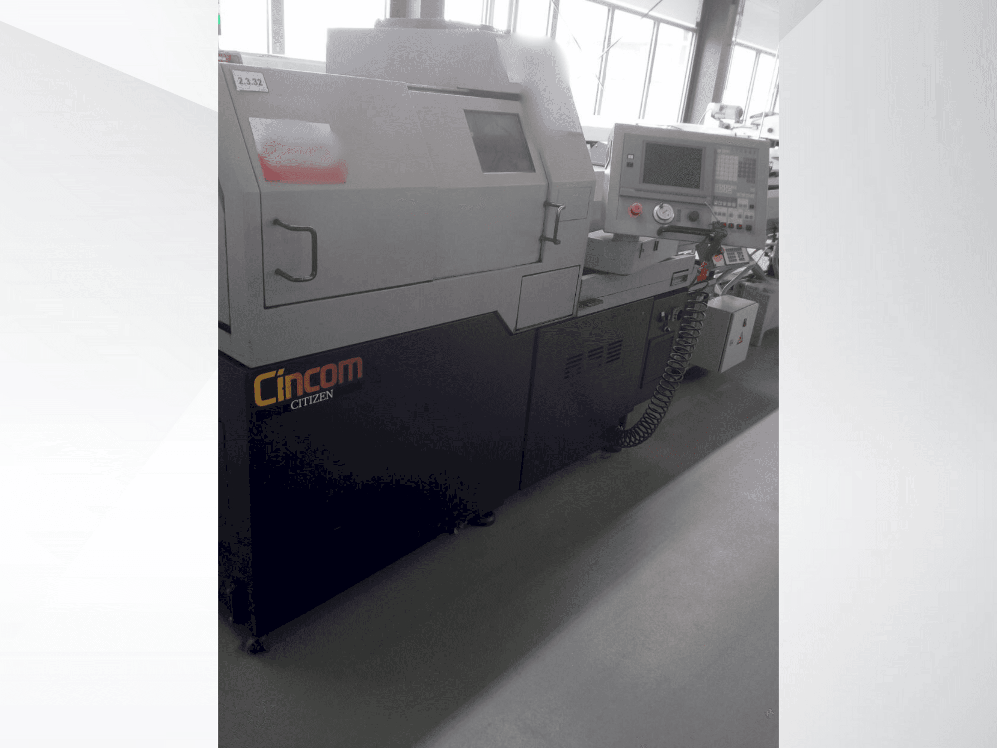 Frontansicht der Citizen L5-20 Maschine