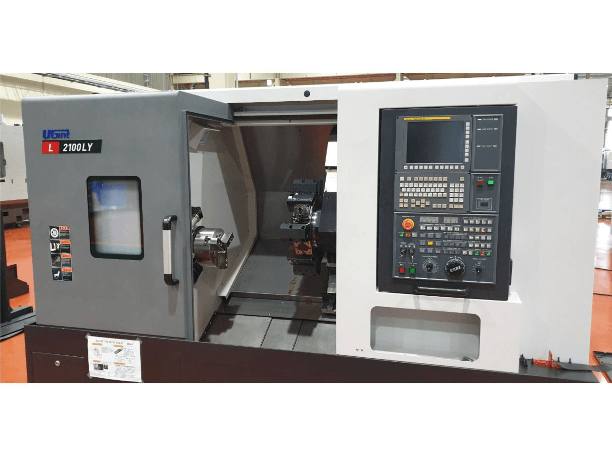 Frontansicht der UGINT L2100LY Maschine