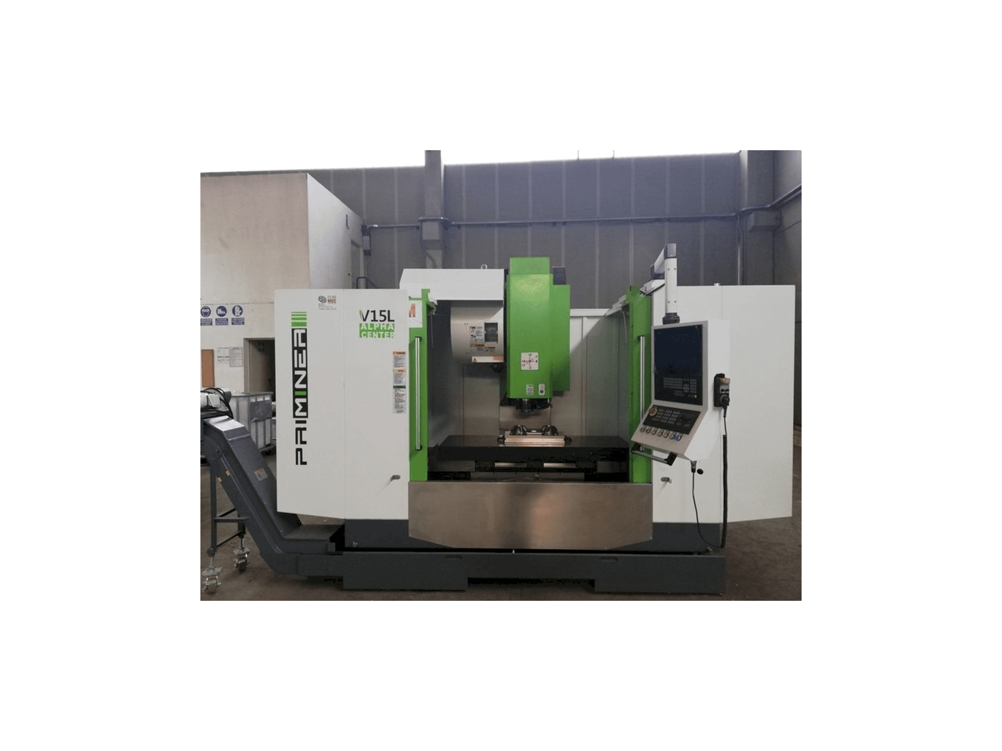 Frontansicht der Priminer V 15L Maschine