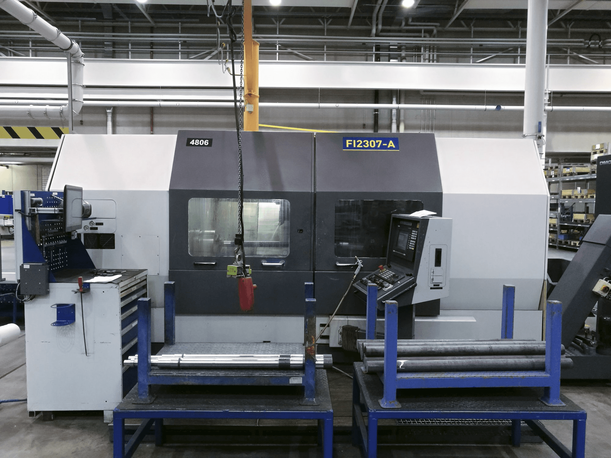 Frontansicht der NILES-SIMMONS N30/2000 Maschine