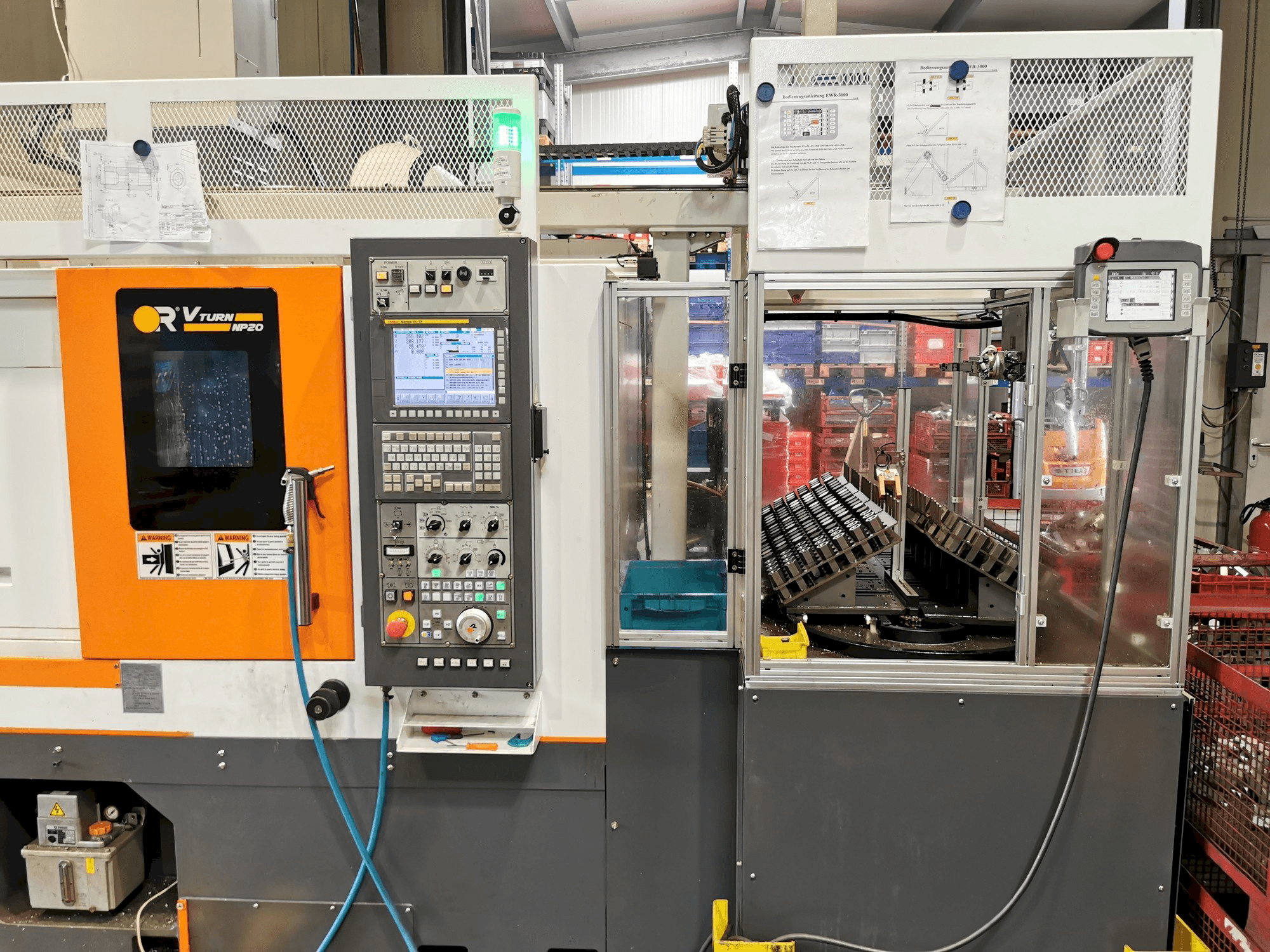 Frontansicht der Victor V Turn MP Maschine