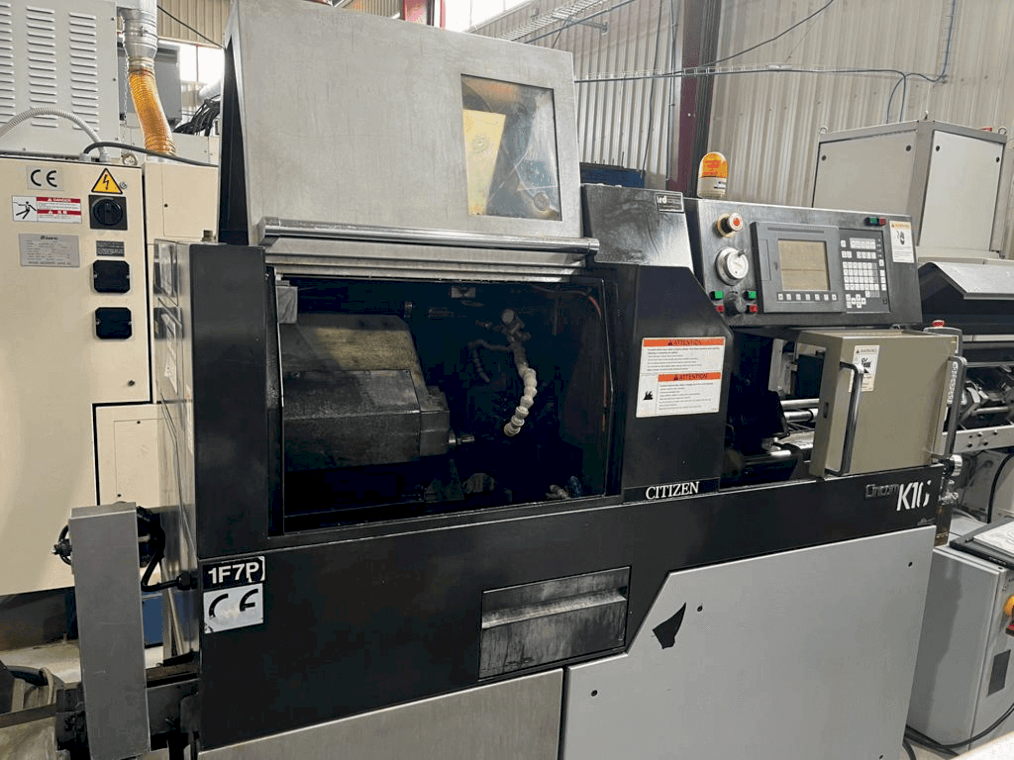 Frontansicht der Citizen Cincom K16 VII Maschine