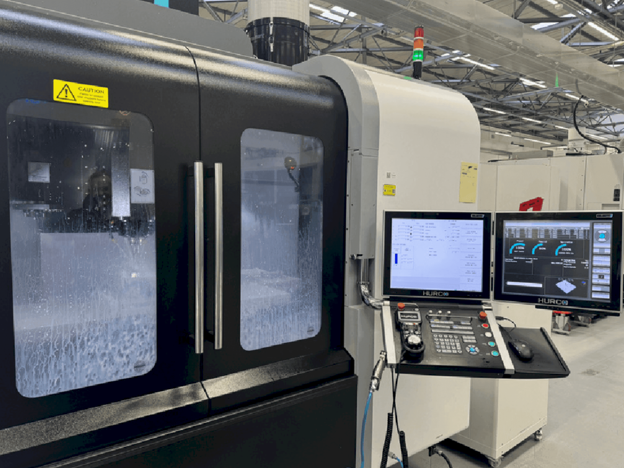 Front view of Hurco VMX42HSRTi machine