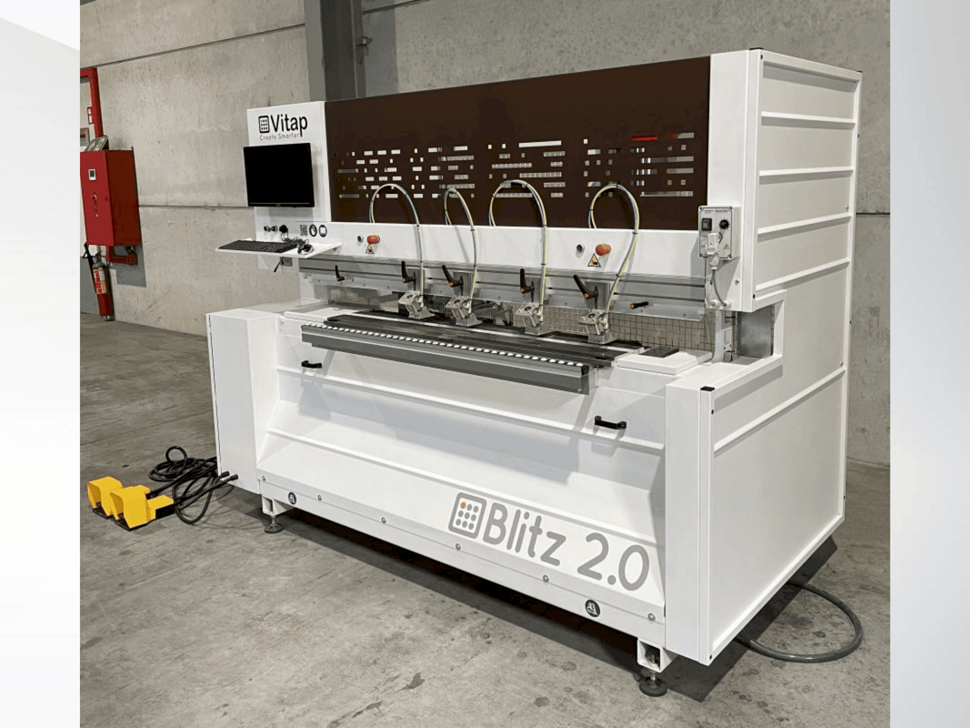 Frontansicht der VITAP BLITZ 2.0 Maschine