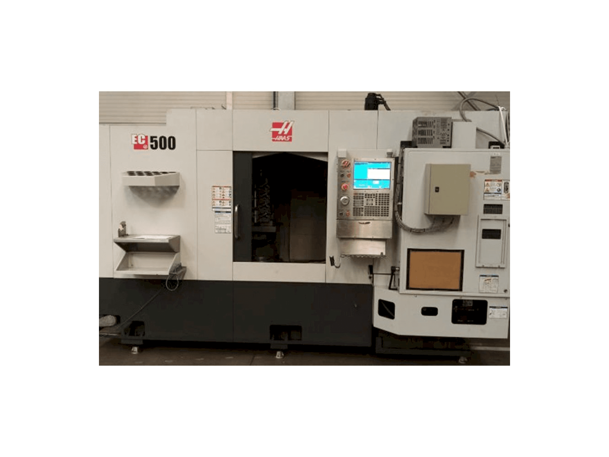 Frontansicht der HAAS EC-500 Maschine