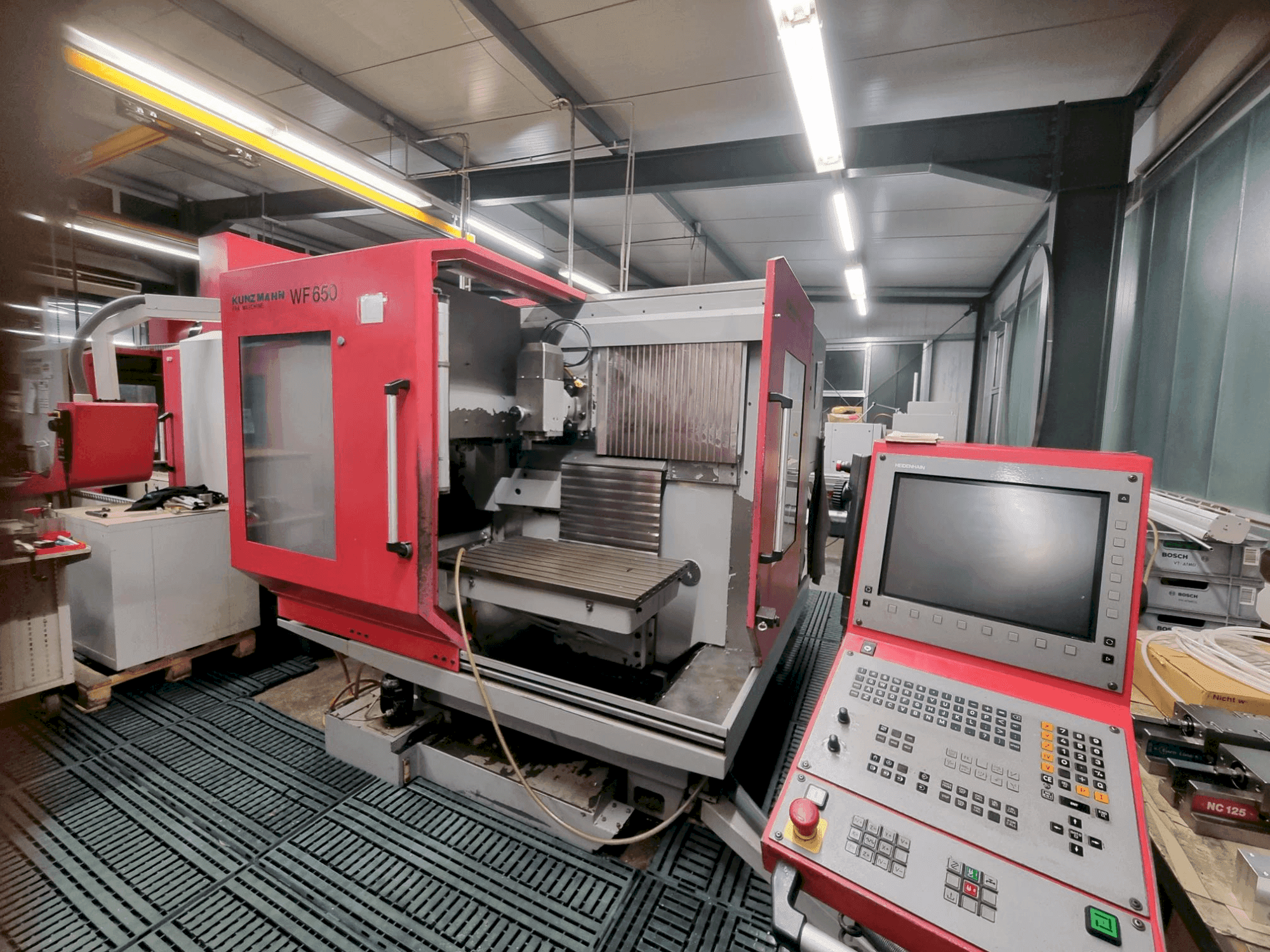 Frontansicht der KUNZMANN WF 650 Maschine