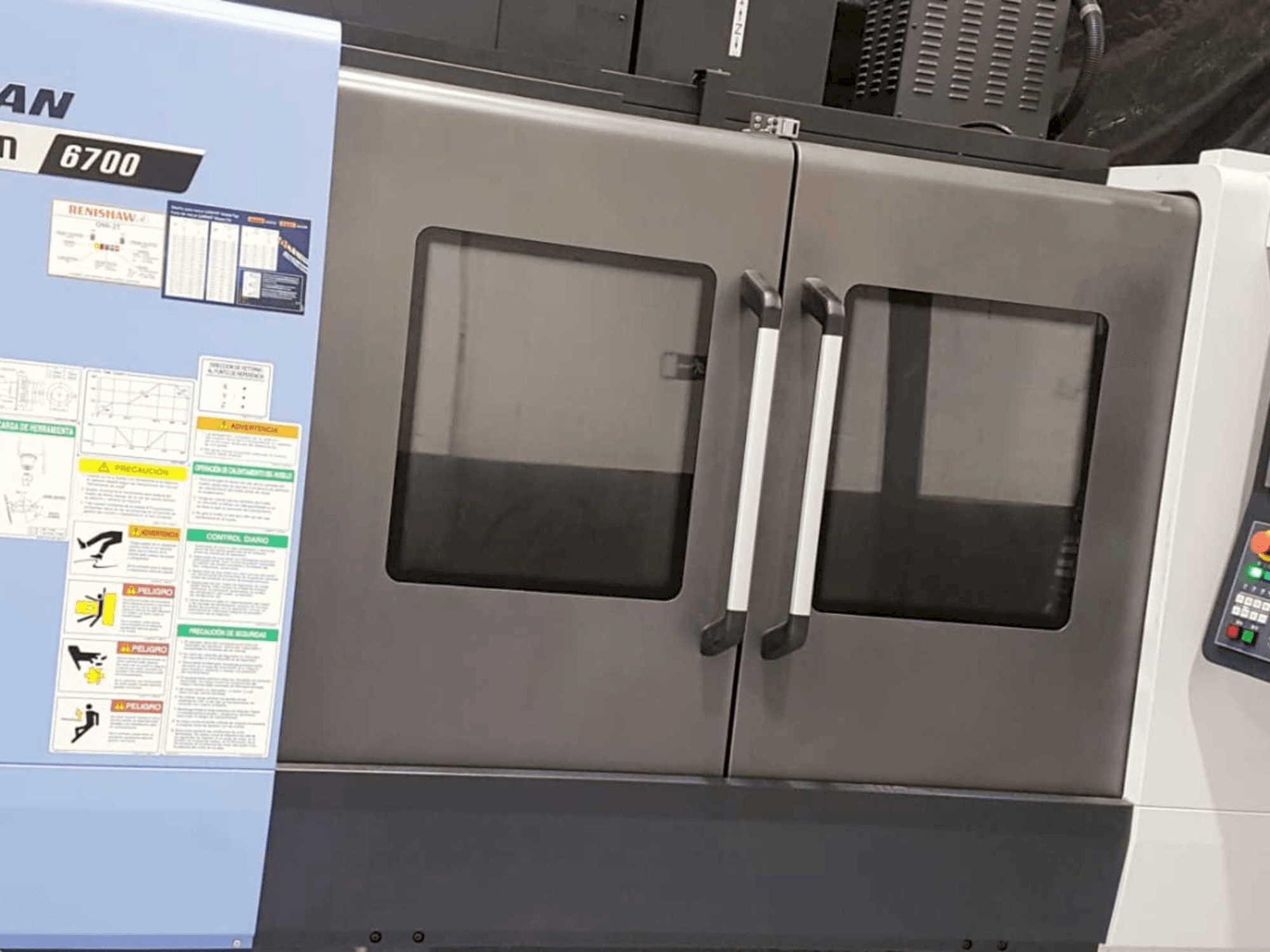 Front view of Doosan DNM 6700 machine