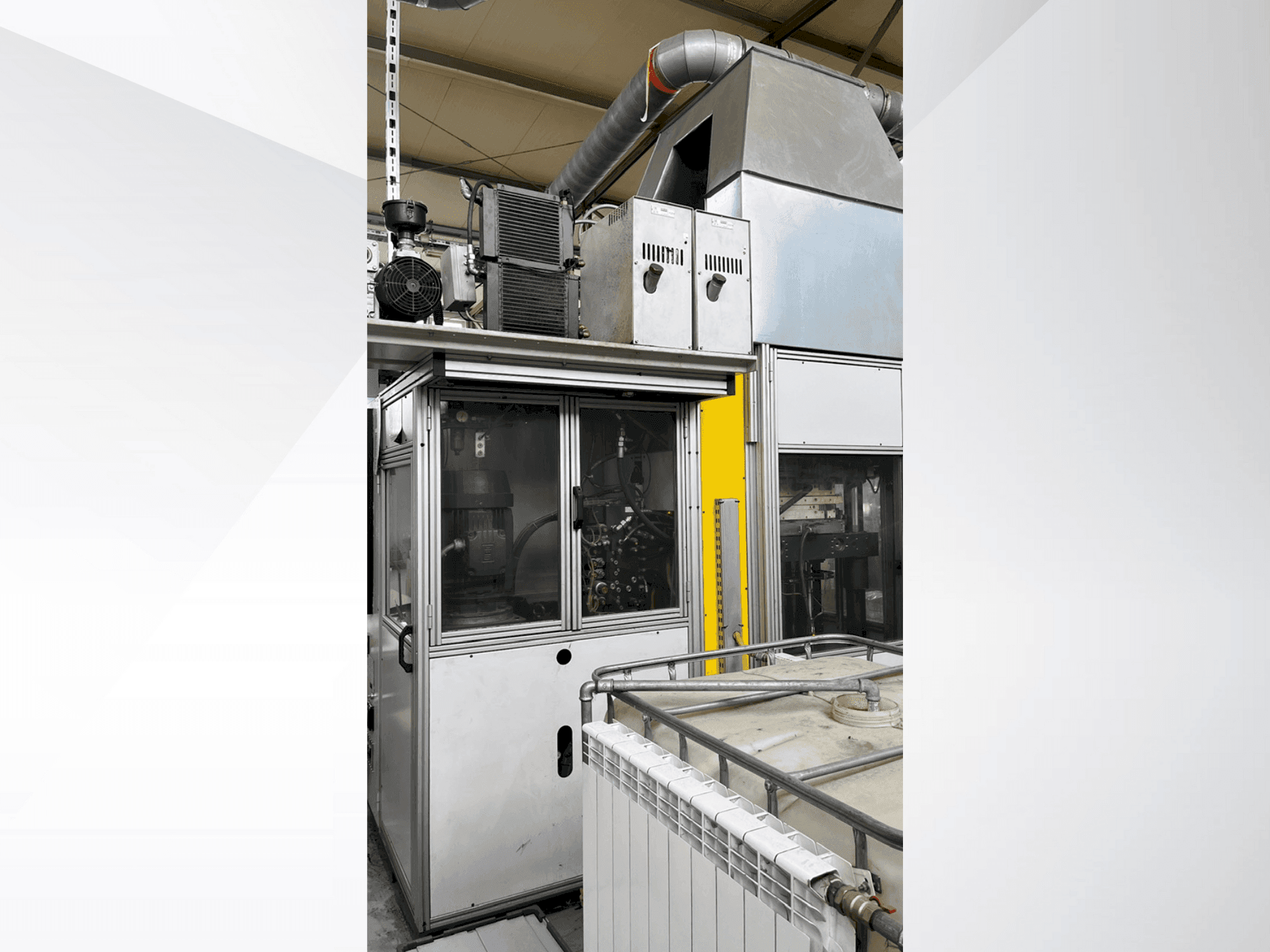 Frontansicht der Kloeckner Desma 968.250 ZO Maschine