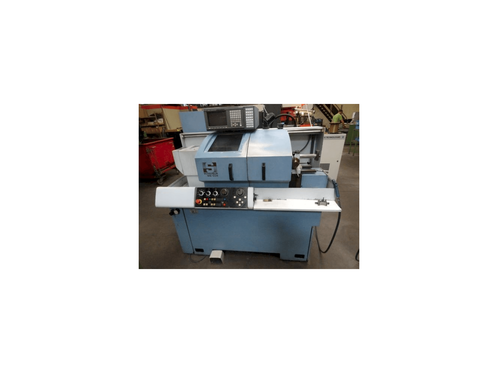 Front view of SCHAUBLIN 125-CCN machine