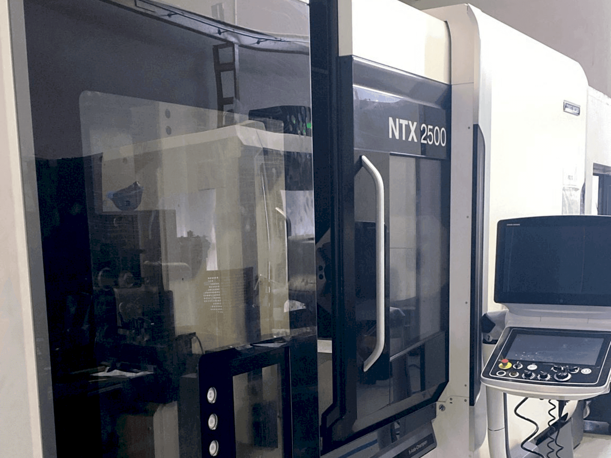 Front view of DMG MORI NTX2500 / 1500 machine