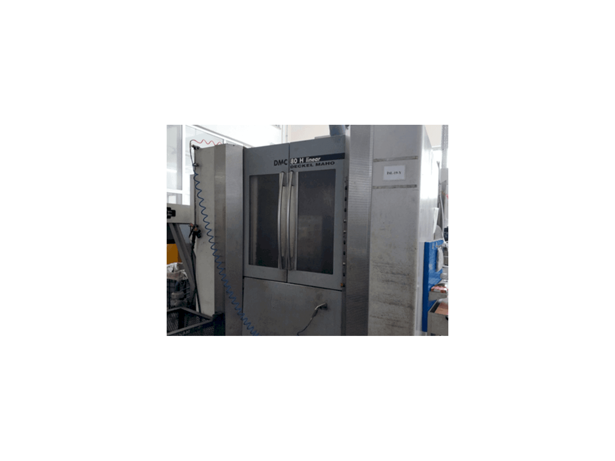 Frontansicht der DECKEL MAHO DMC 80 H linear Maschine