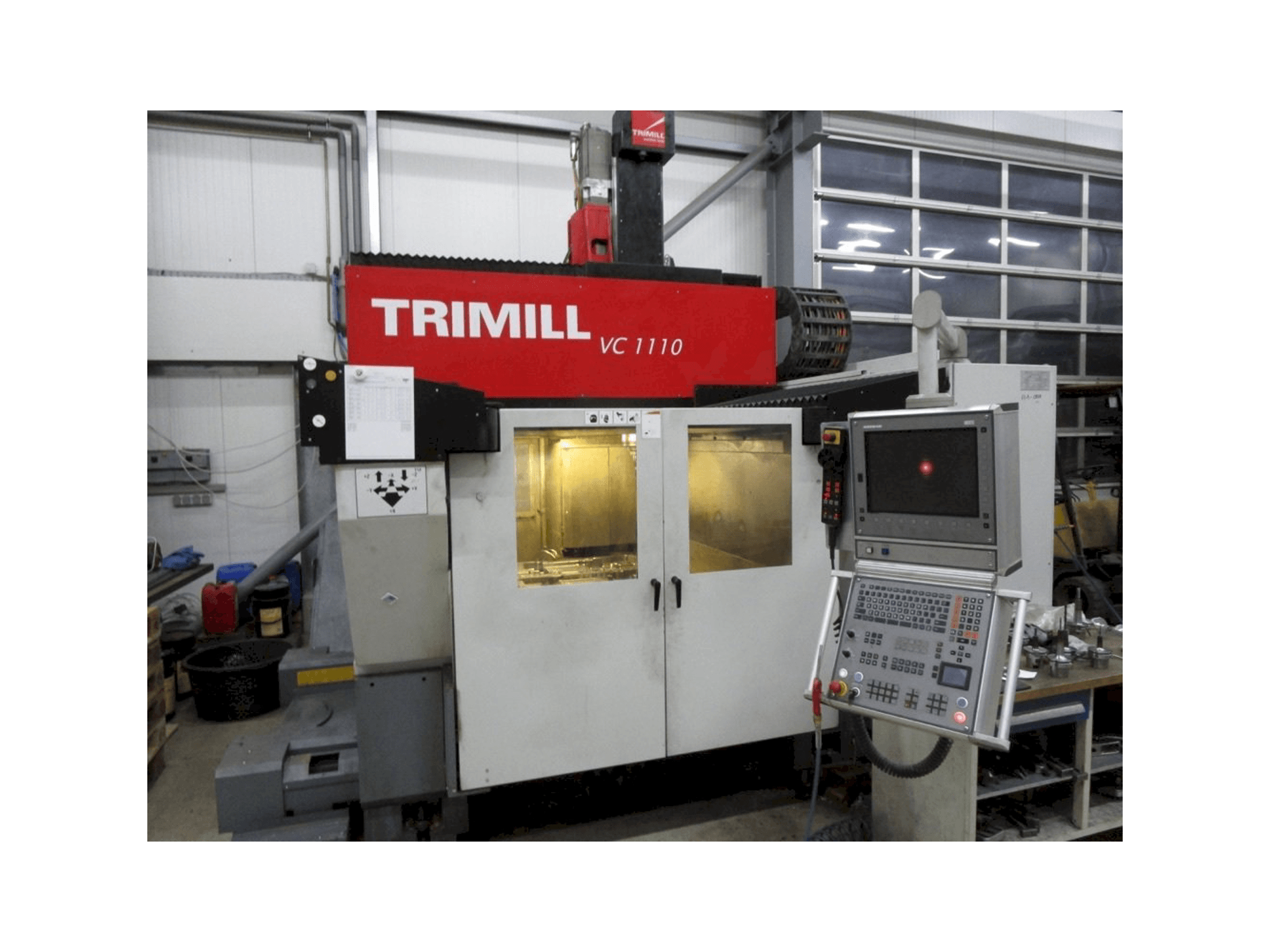 Frontansicht der TRIMILL VC1110 Maschine