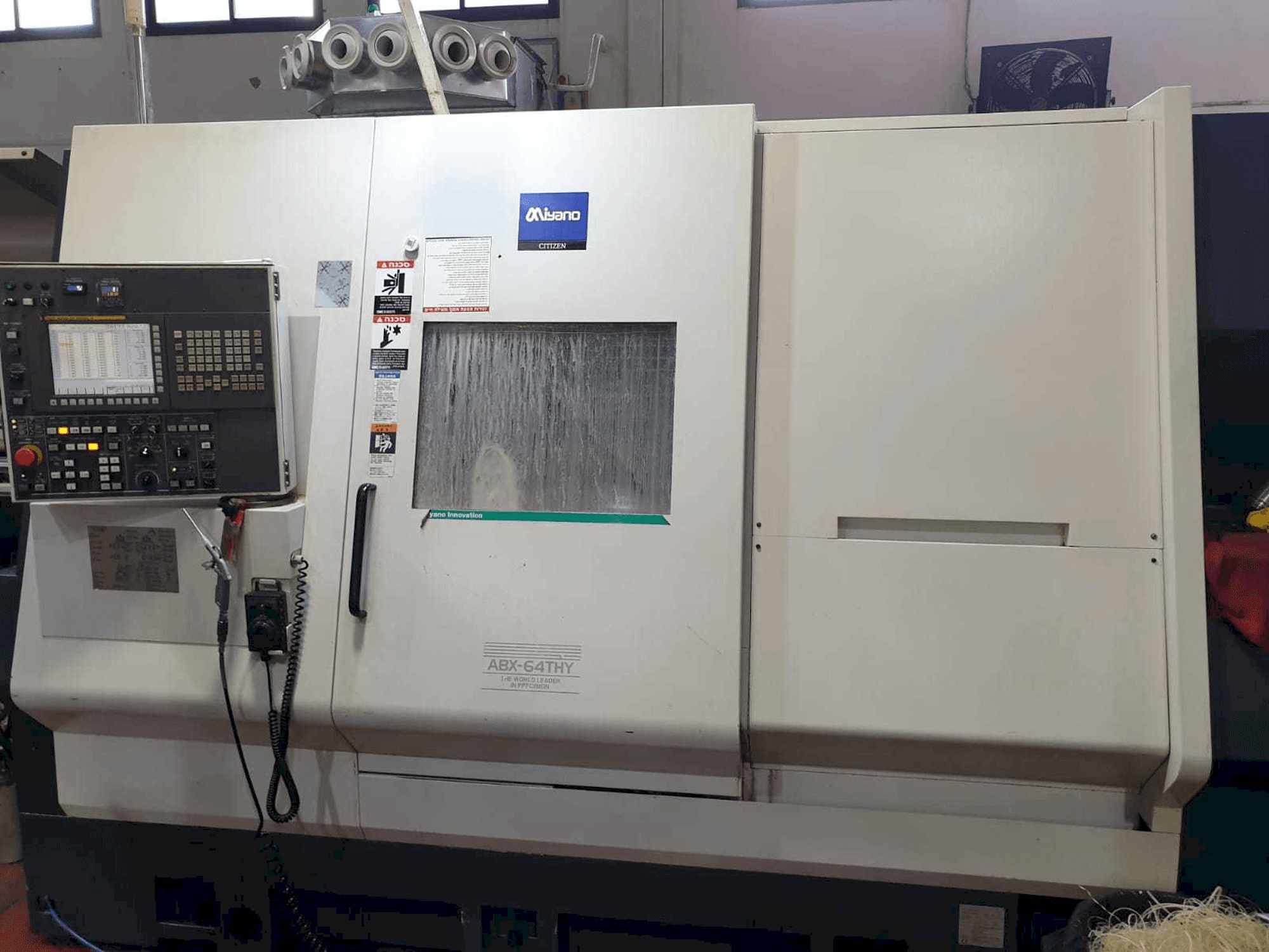 Front view of Miyano ABX-64THY machine