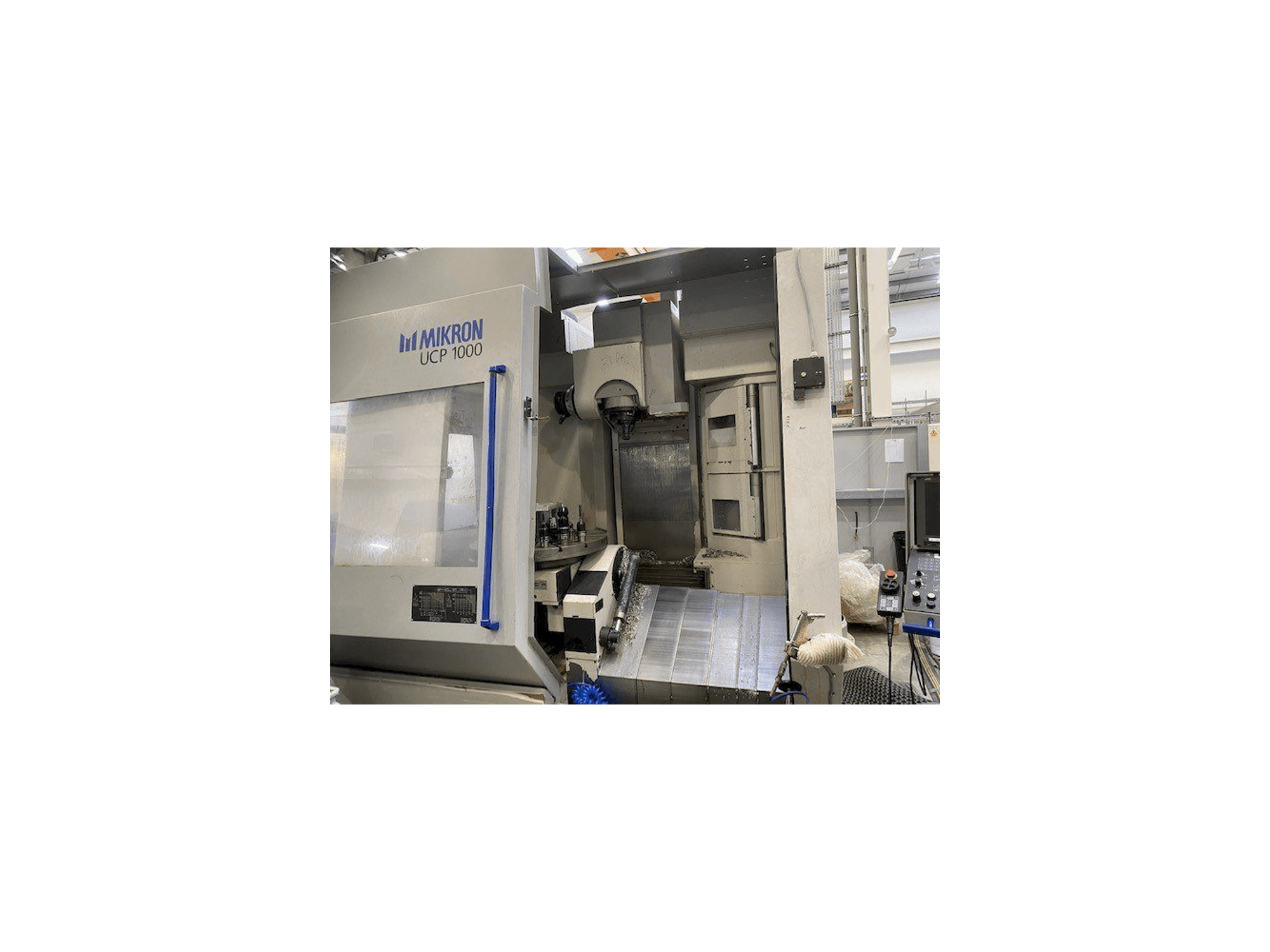 Front view of MIKRON UCP 1000 machine