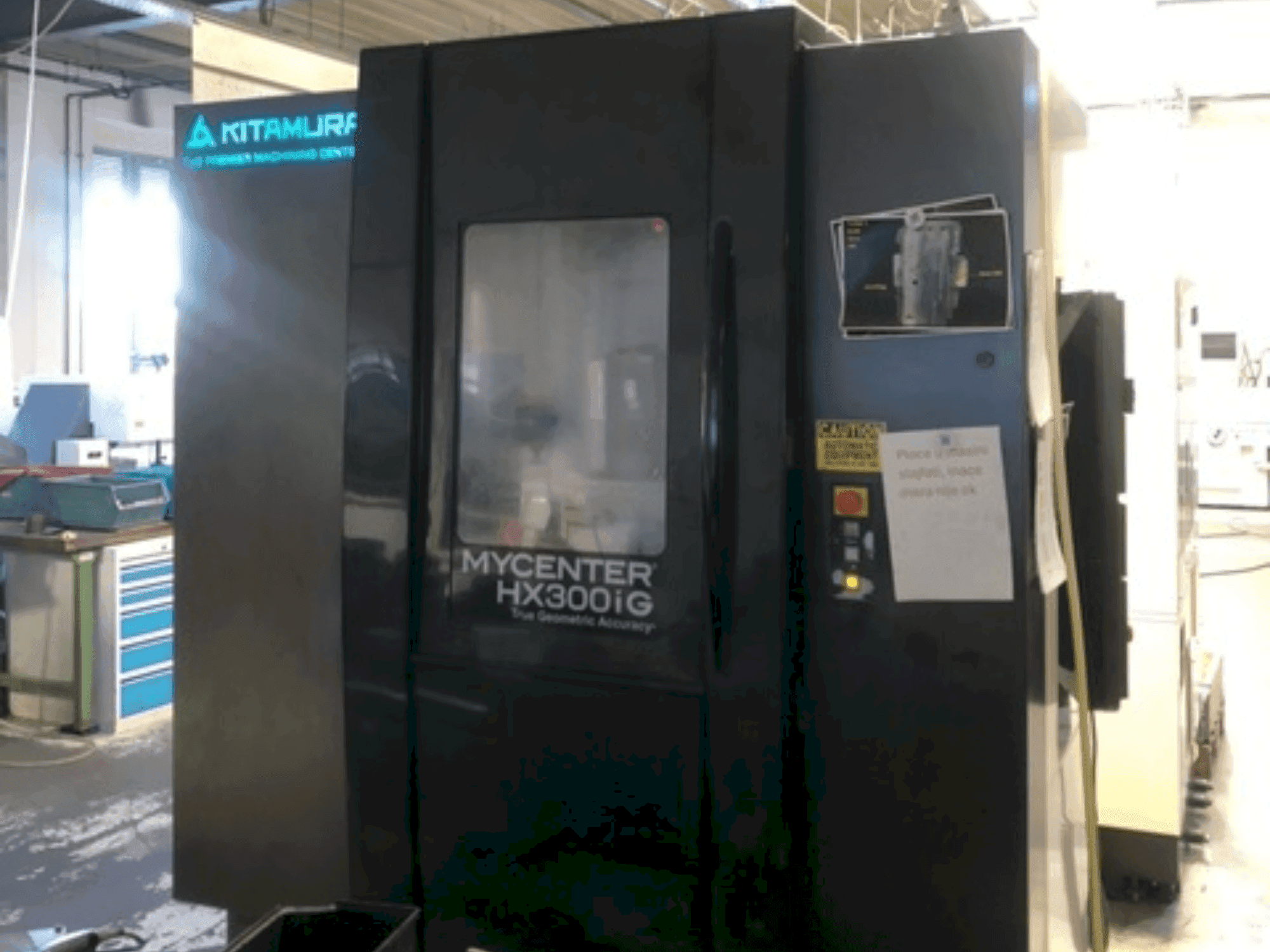 Front view of Kitamura HX300iG machine