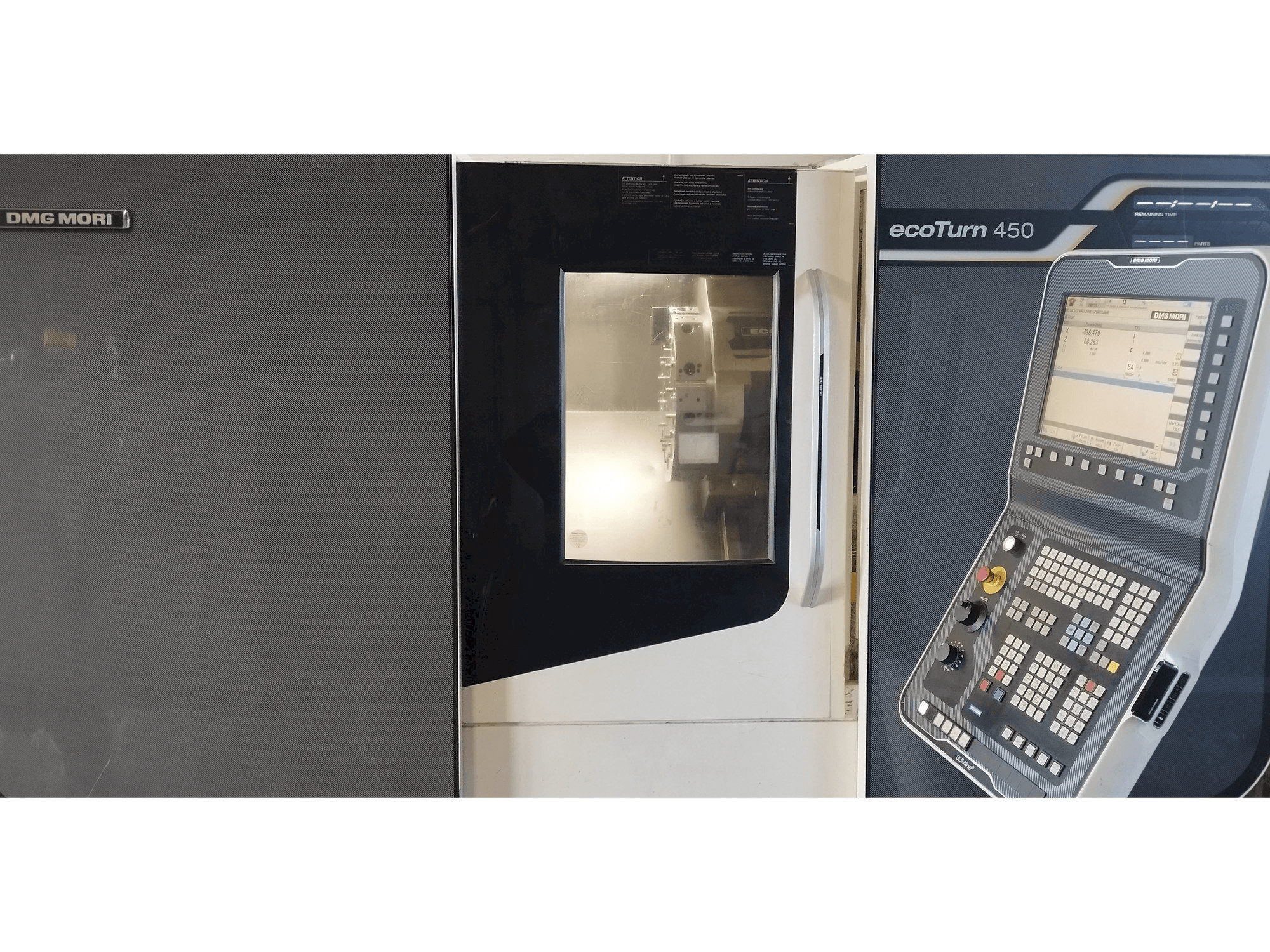 Frontansicht der DMG MORI EcoTurn 450 Maschine