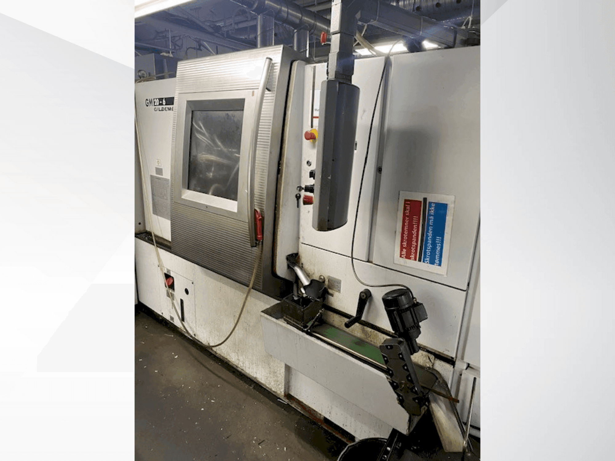 Front view of Gildemeister GM 20-6 machine