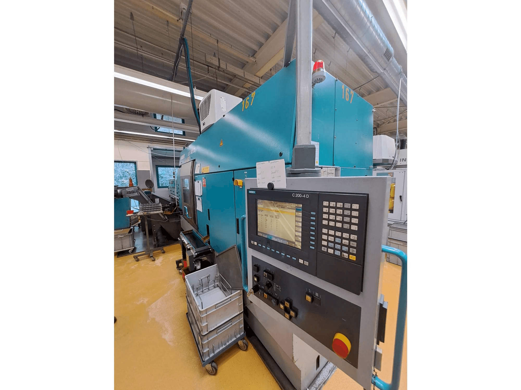 Rechte Seitenansicht der Index MS32G Maschine