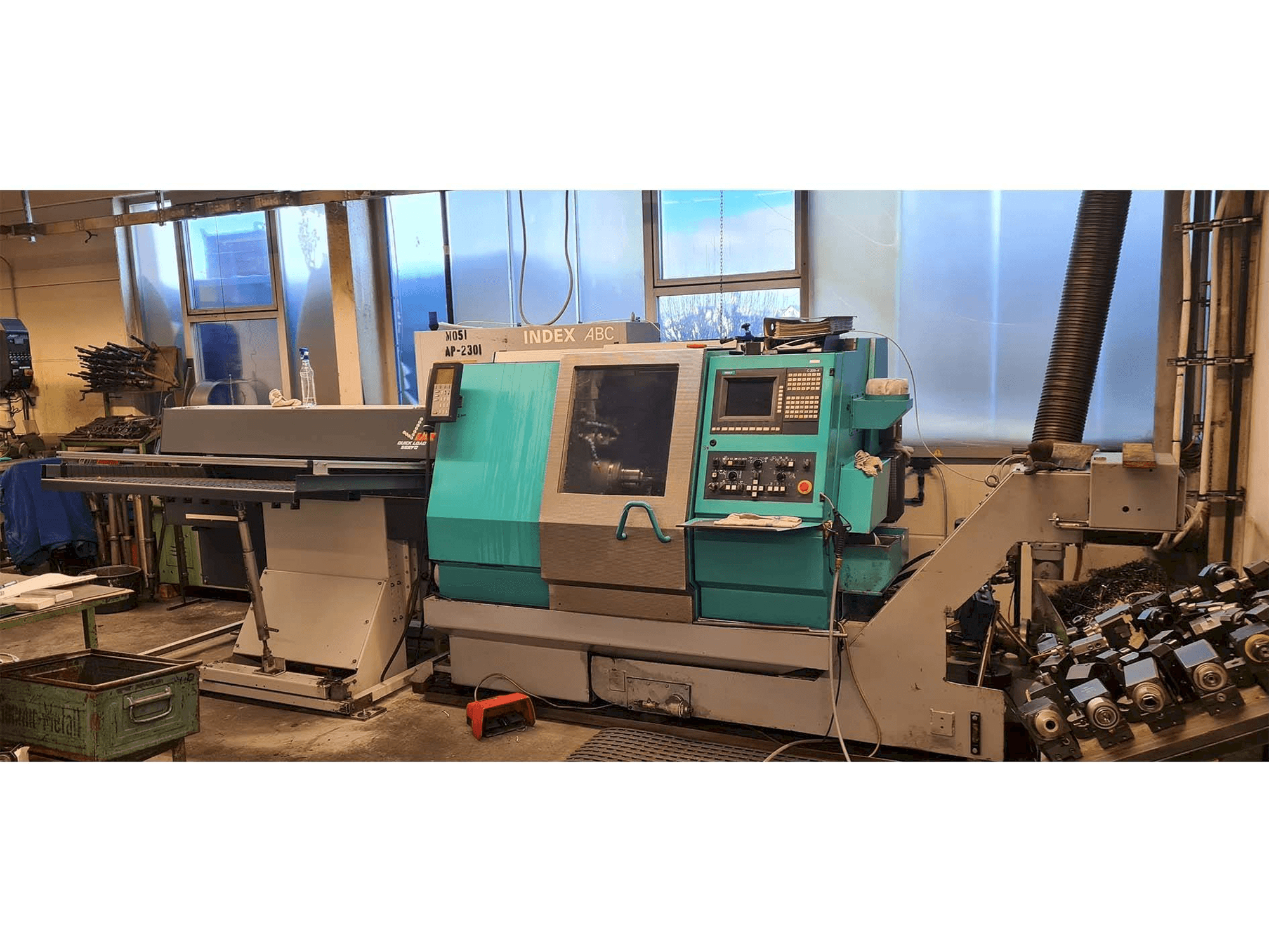 Front view of Index ABC machine