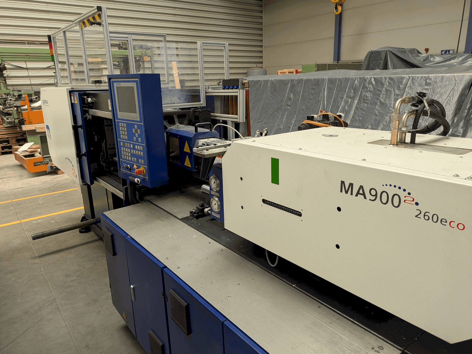 Frontansicht der HAITIAN MA900 II eco Maschine