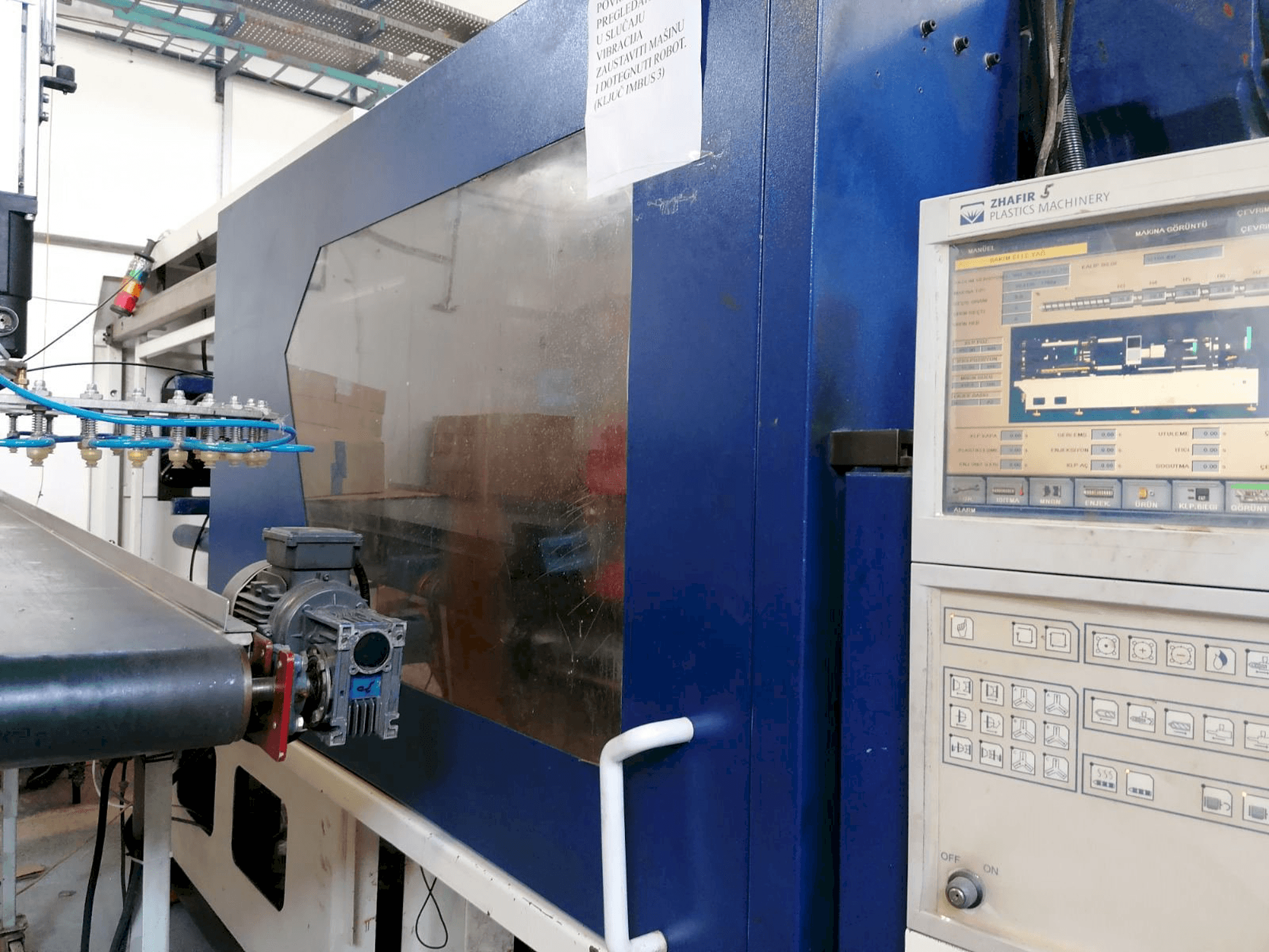 Frontansicht der HAITIAN Zhafir 410 Maschine