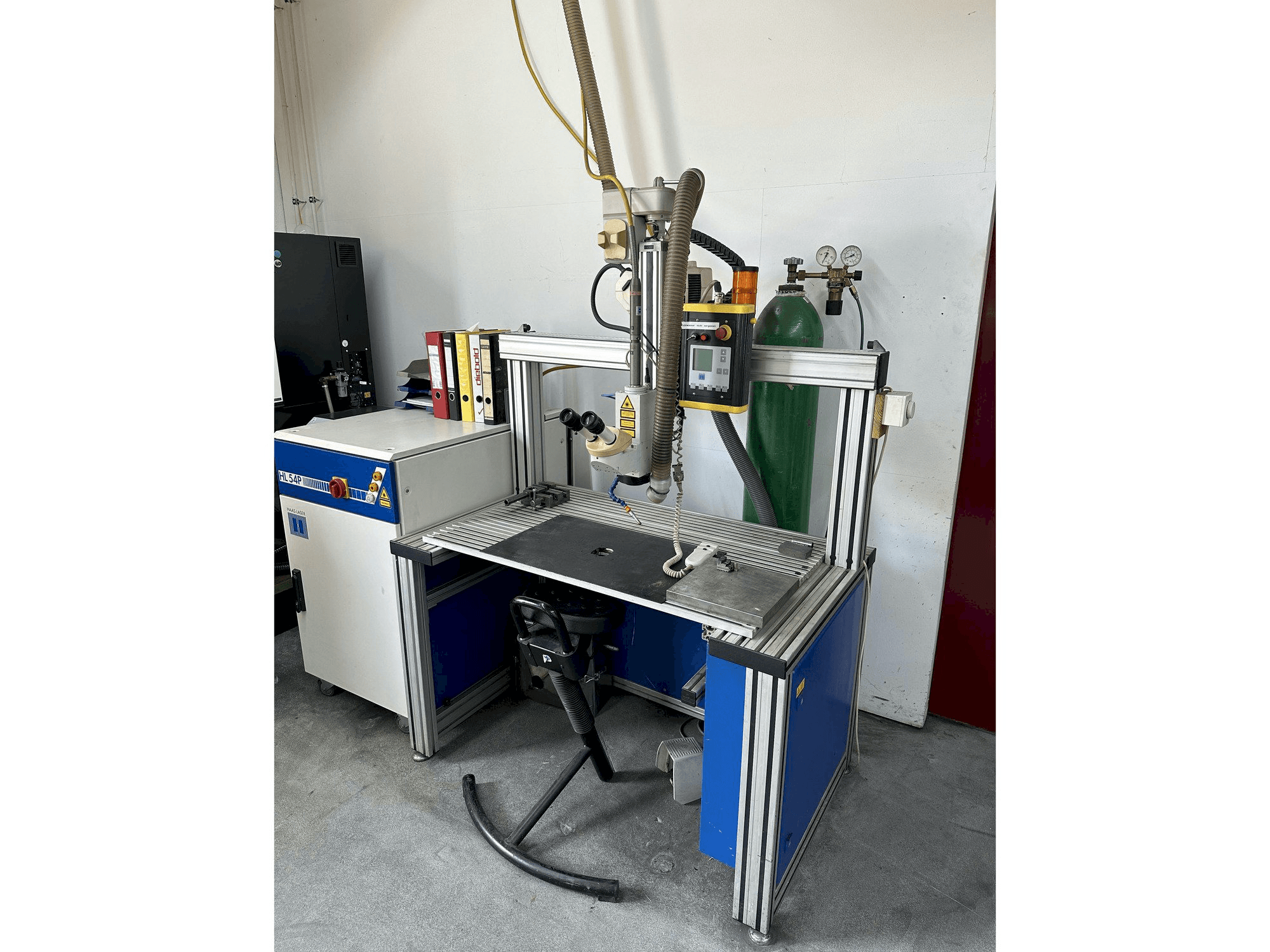 Front view of Haas-Laser HL 54P machine