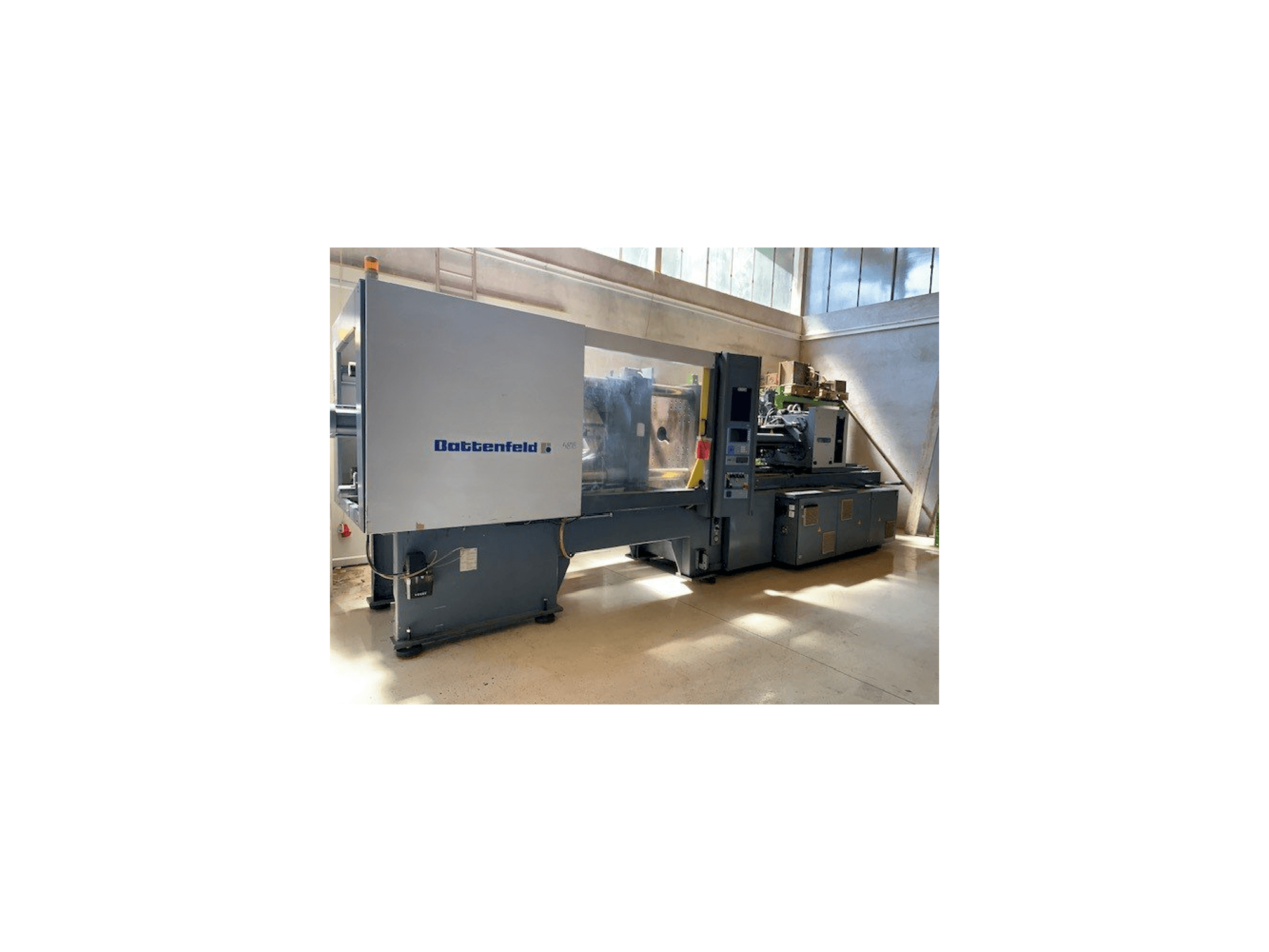 Left side view of Battenfeld BA 3500/1900 BK machine