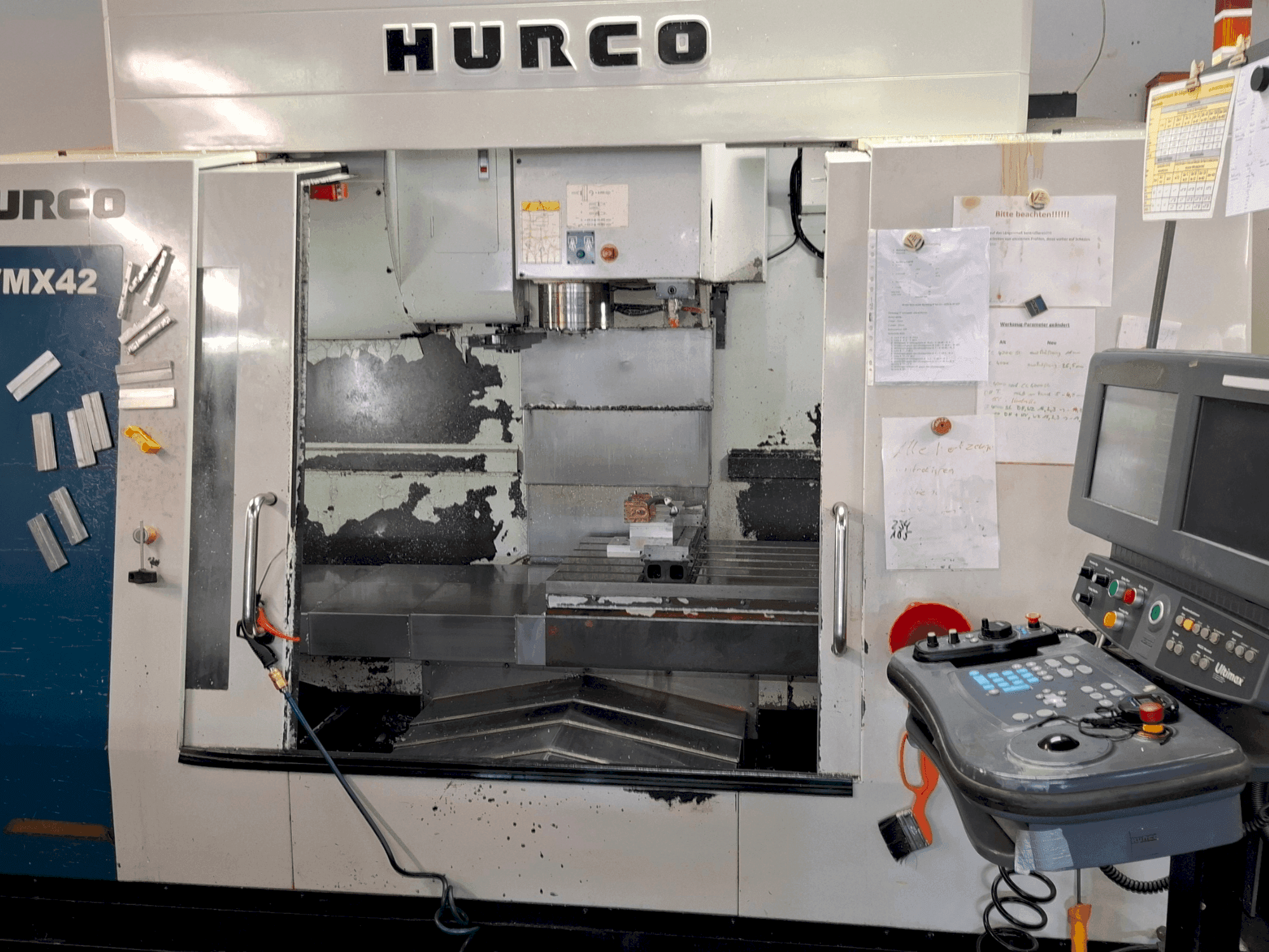 Front view of Hurco VMX 42 machine