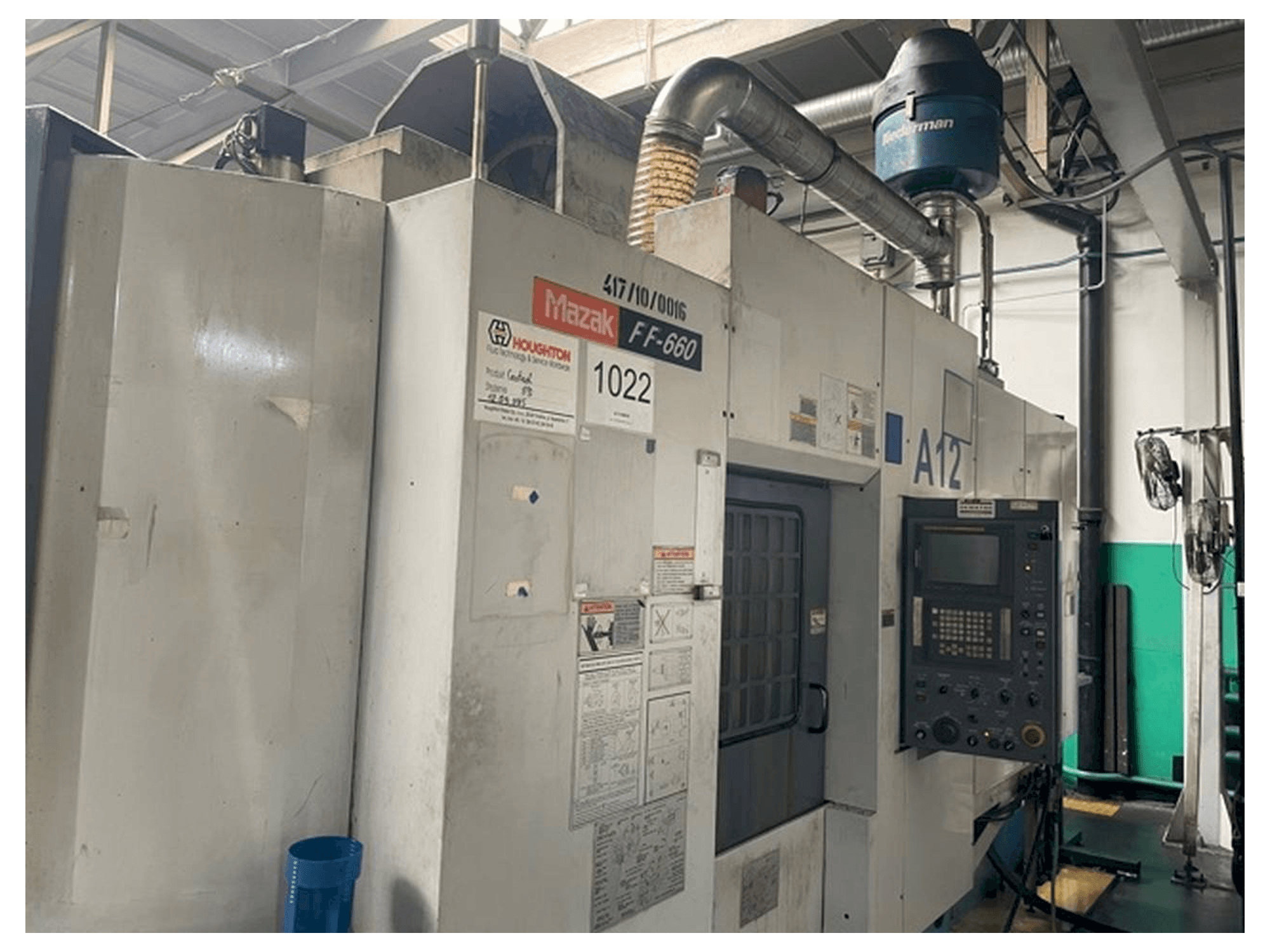 Front view of Mazak FF-660 machine