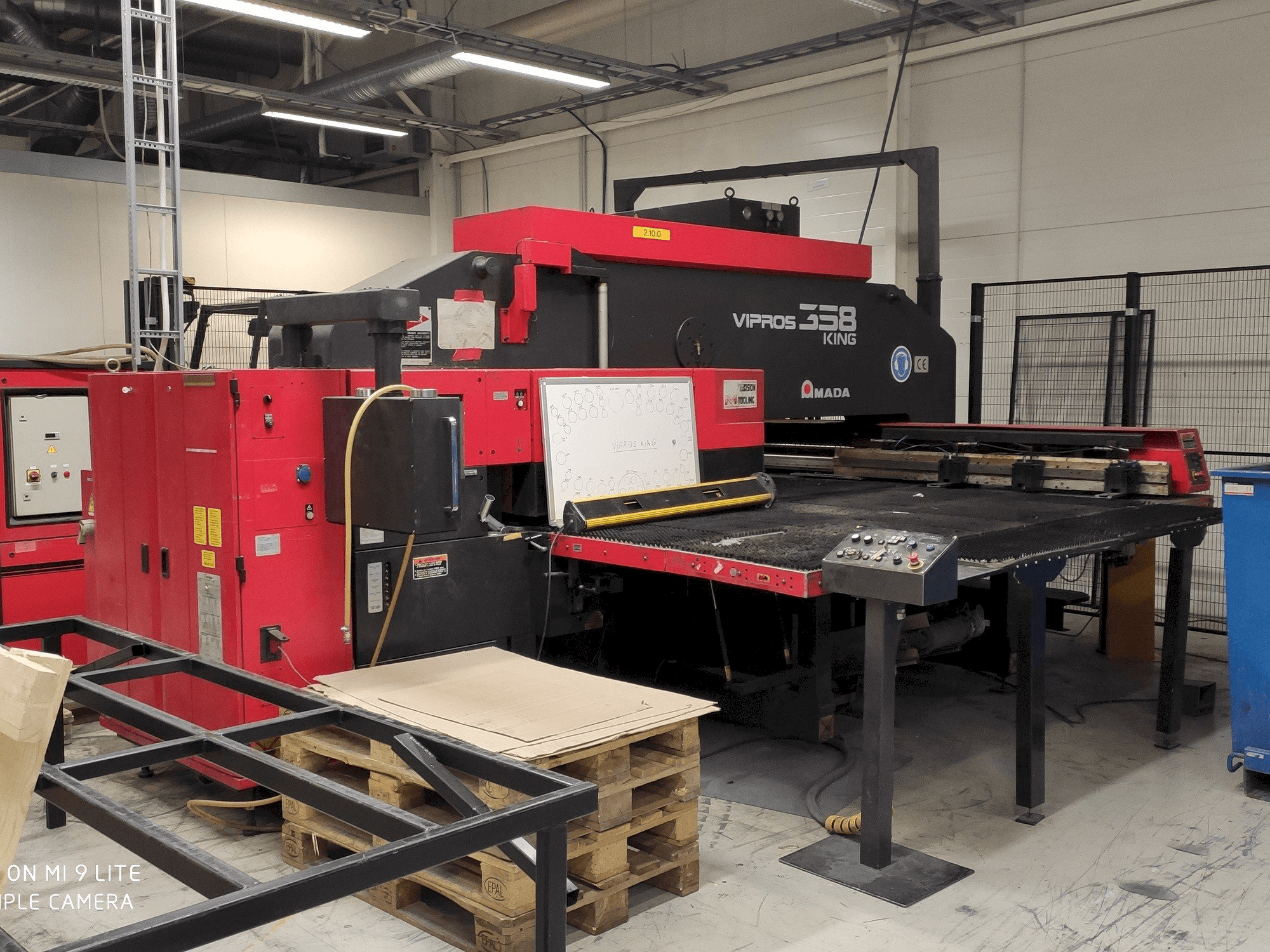 Front view of AMADA Vipros 358 King FS18 PC EMC machine