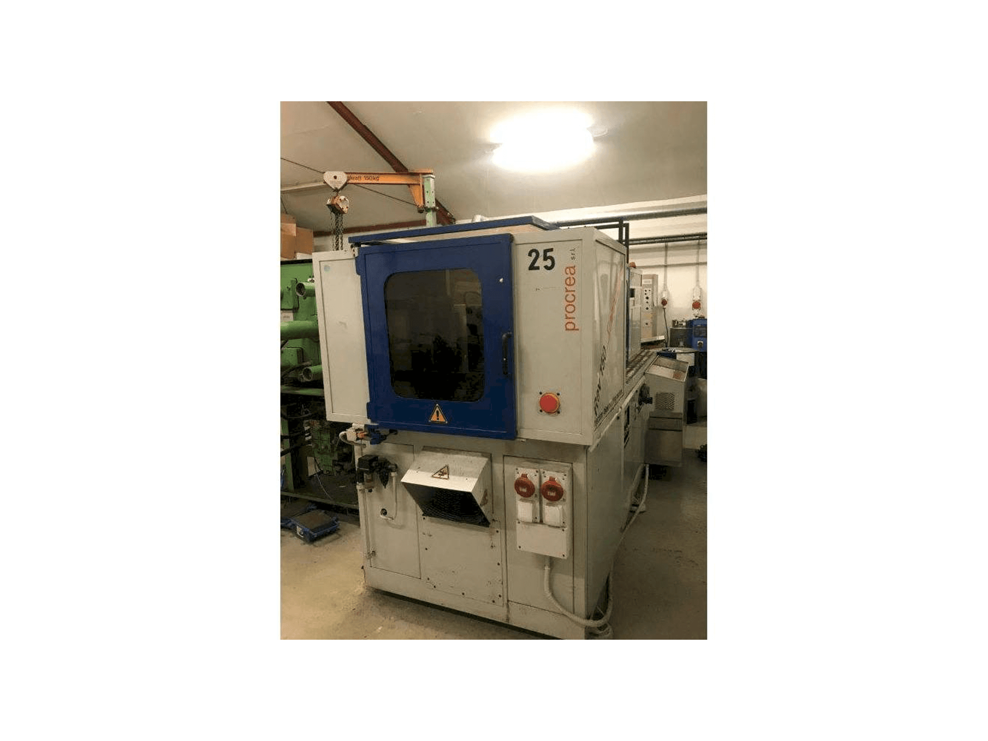Frontansicht der Procrea REV 150 S Maschine