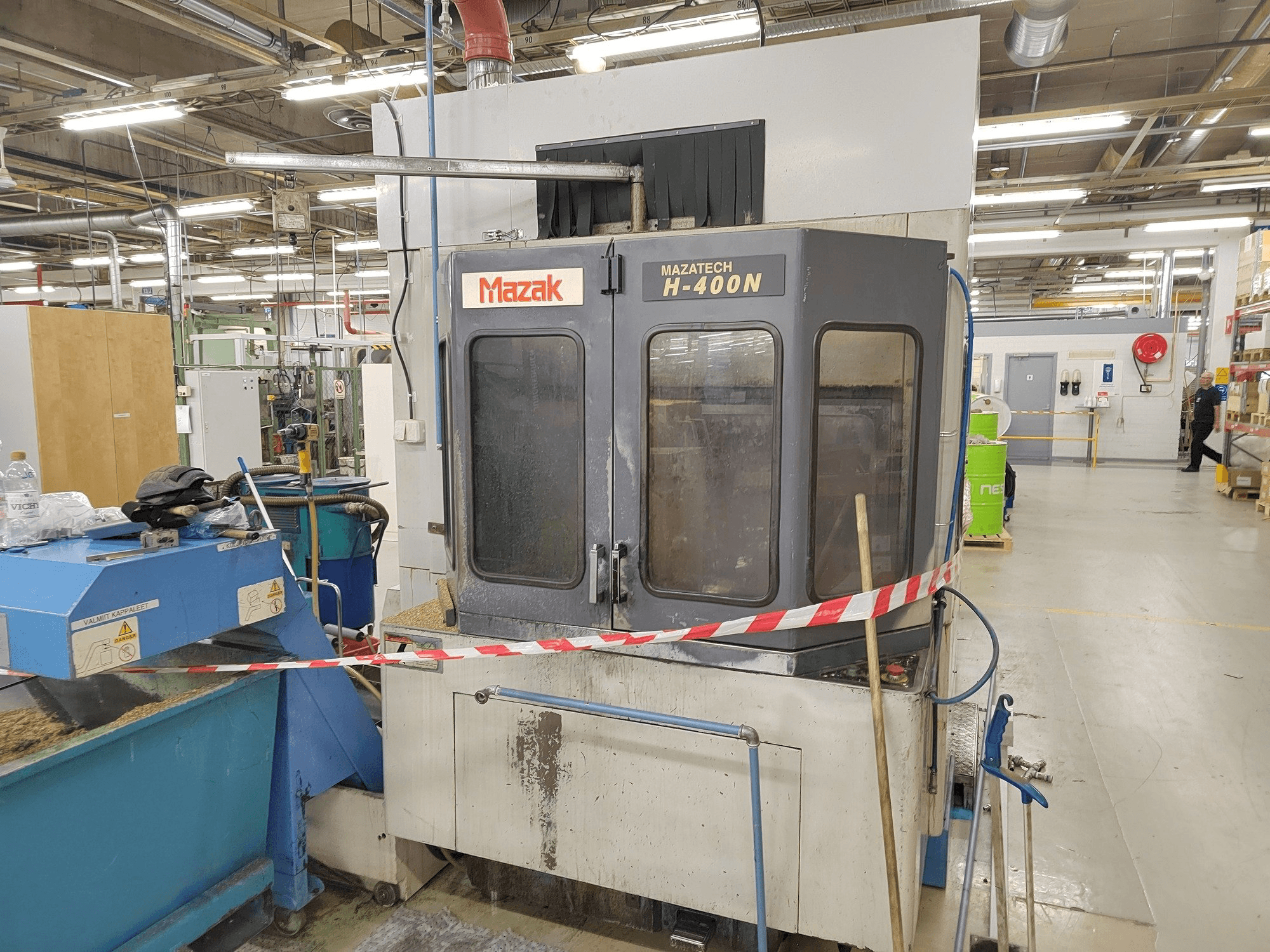 Frontansicht der Mazak H-400N Maschine