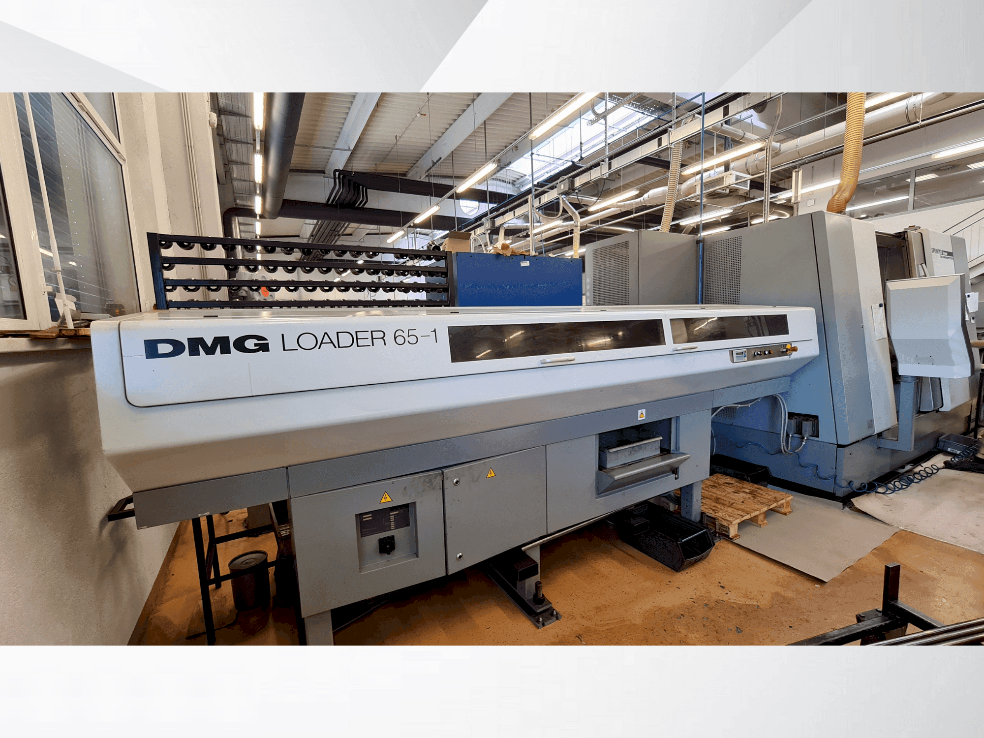 Frontansicht der Gildemeister DMG GILDEMEISTER SPRINT Linear 65 Maschine