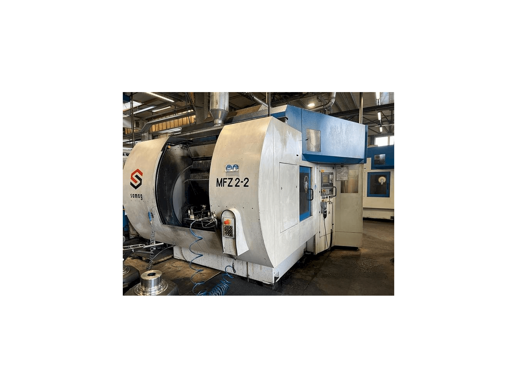 Frontansicht der SAMAG MFZ 2-2 Maschine