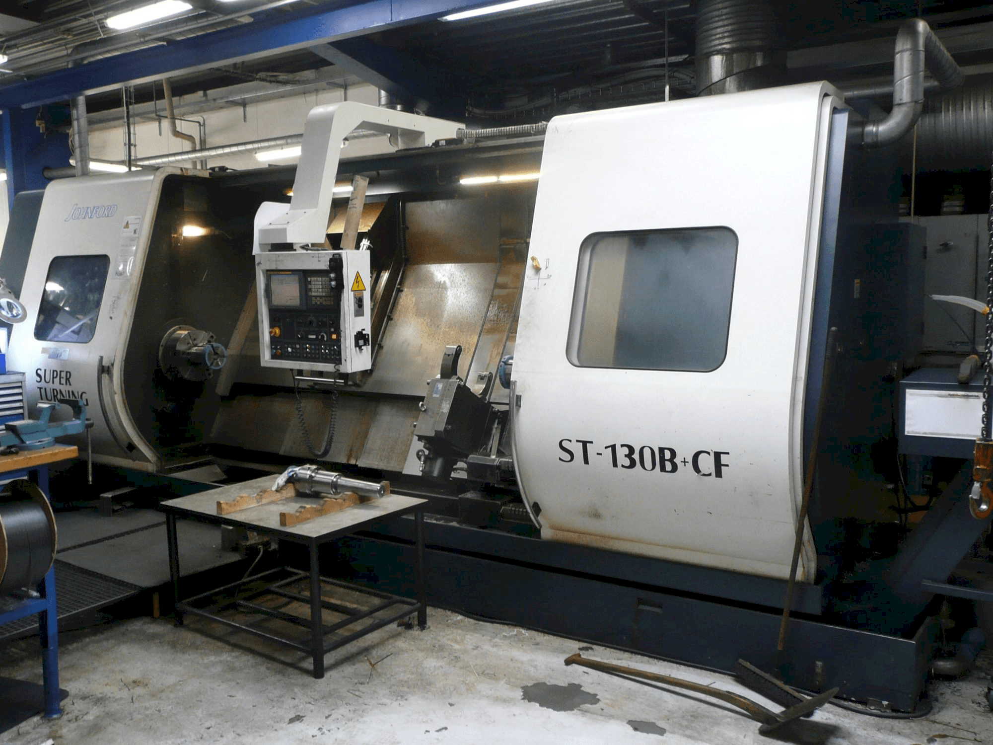 Front view of Johnford ST-130 B+CF machine