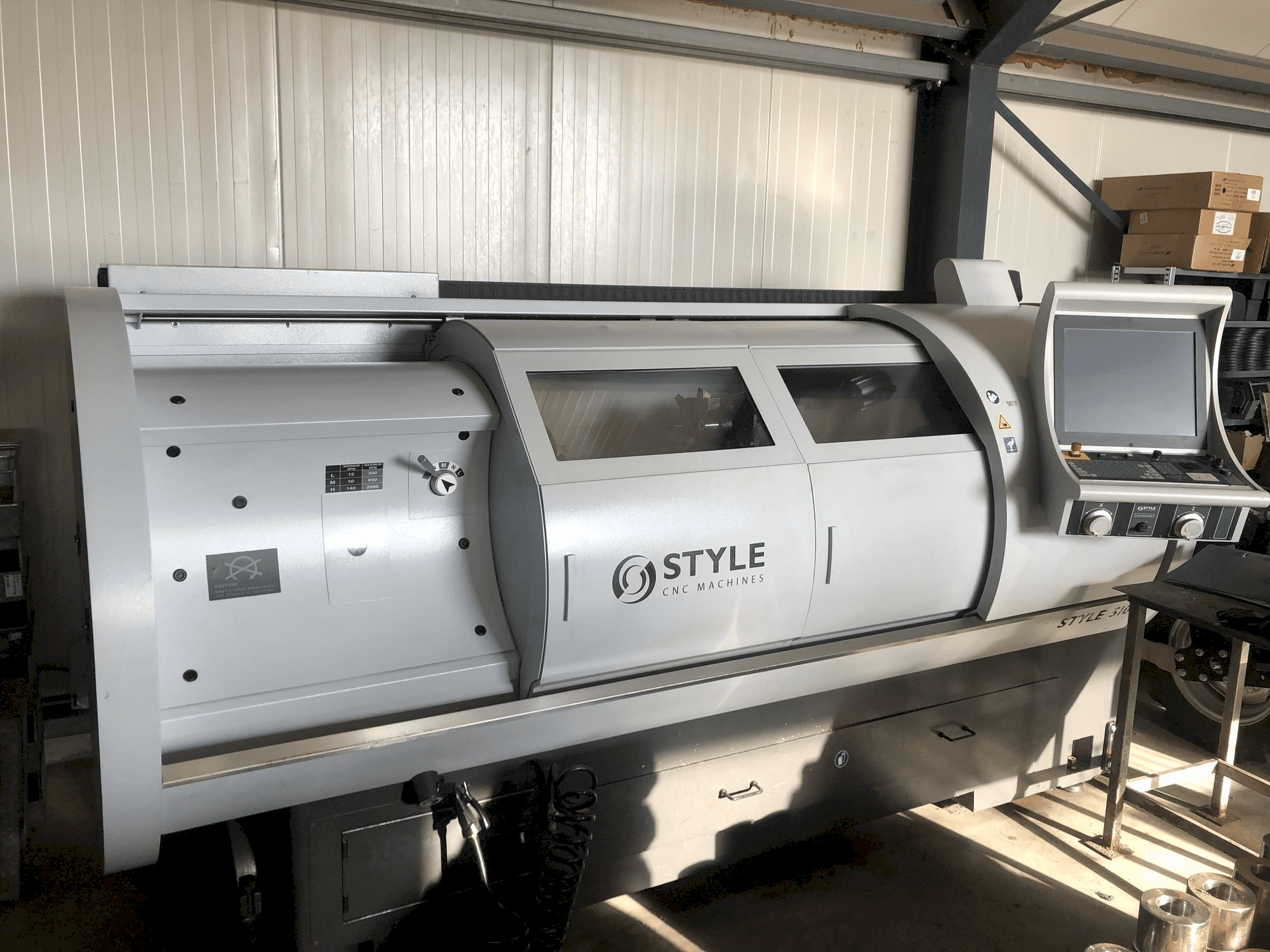 Frontansicht der STYLE 510 Maschine