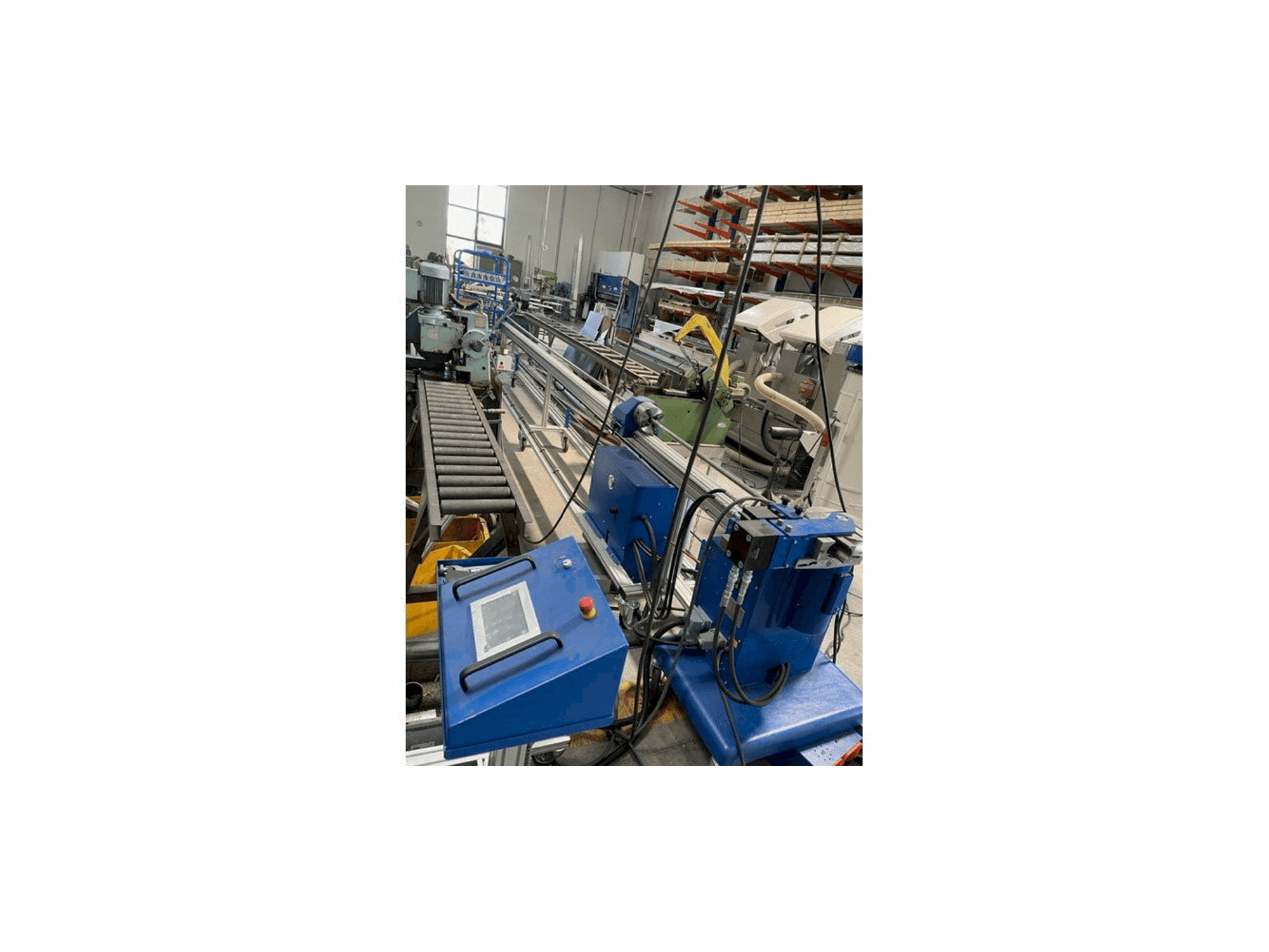 Frontansicht der JUTEC 5060 Maschine