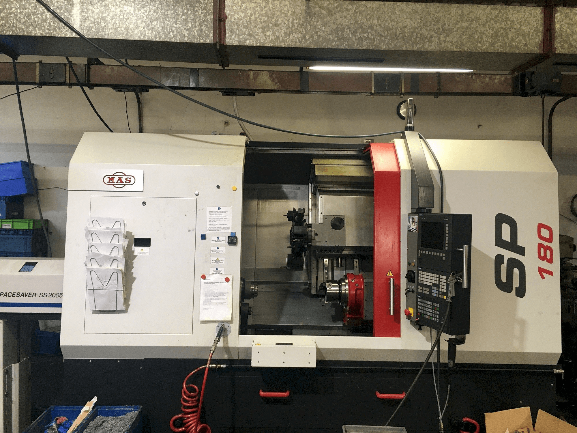 Front view of KOVOSVIT MAS SP 180 SY machine