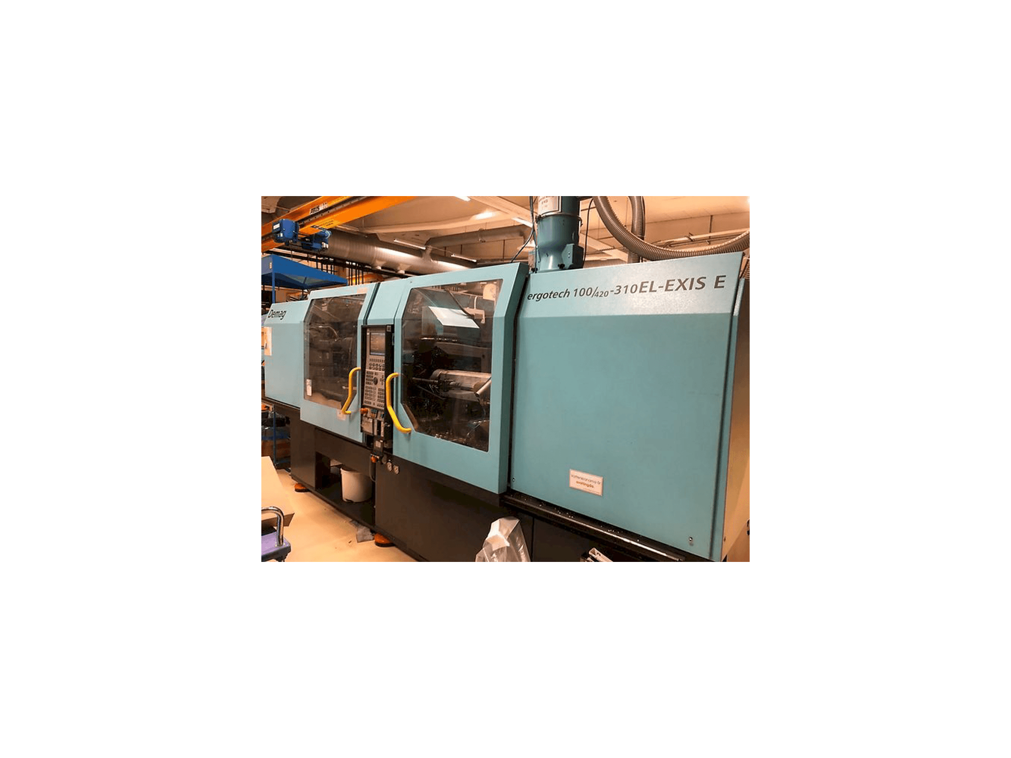 Frontansicht der DEMAG Ergotech 100/420 - 310 EL-EXIS E Maschine