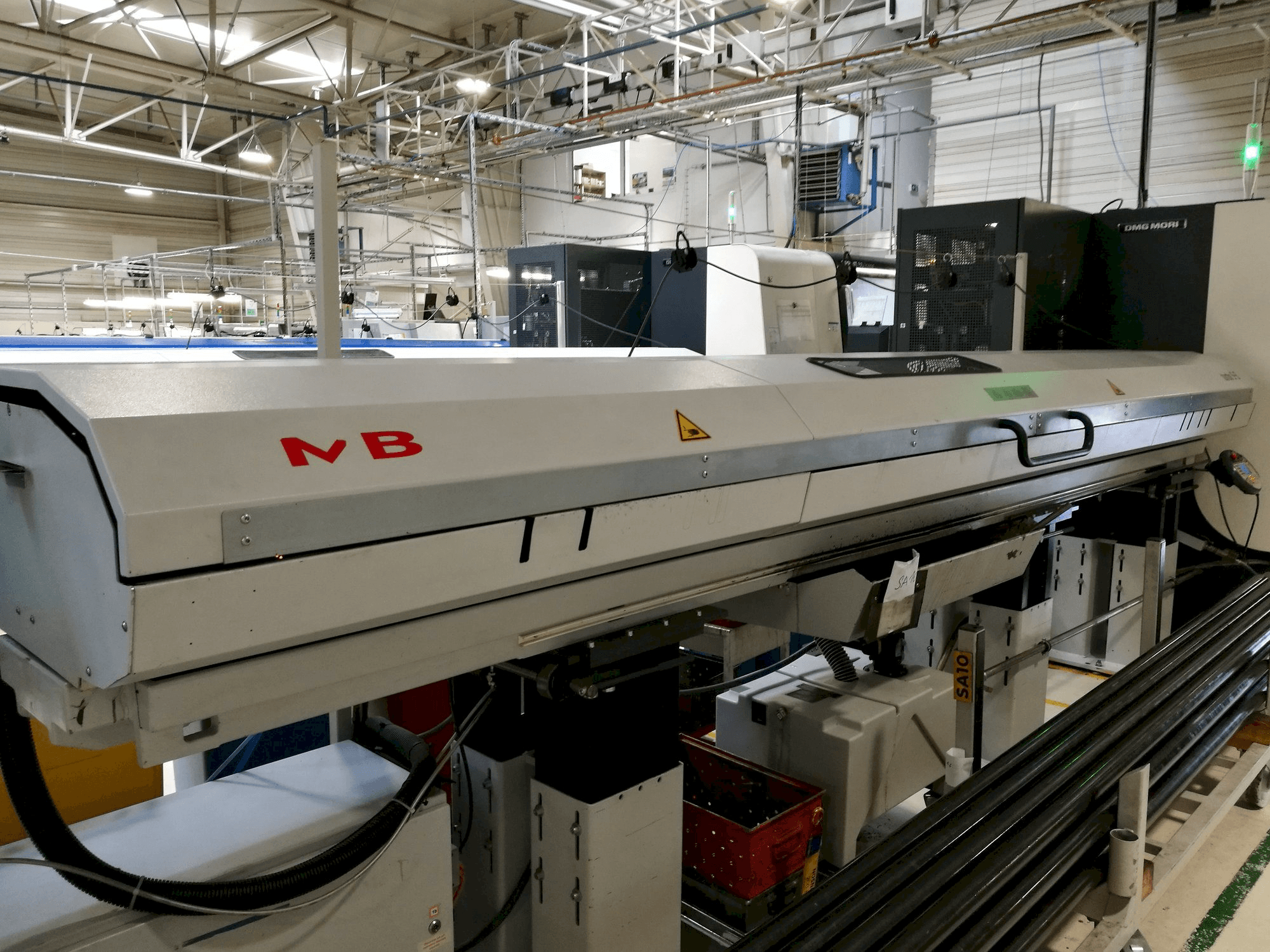 Frontansicht der FMB Turbo 5-55/4200 A Maschine