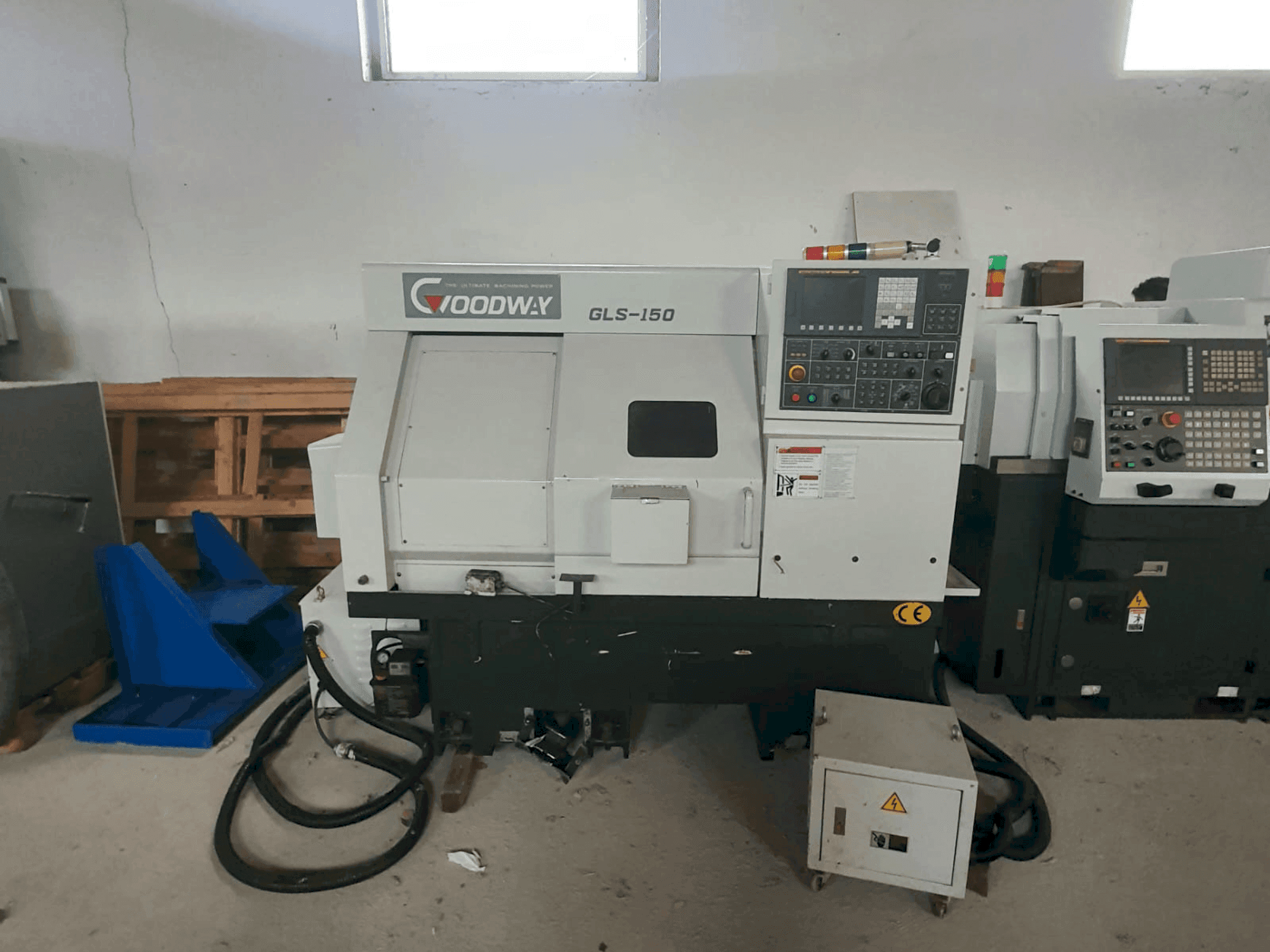 Frontansicht der Goodway GLS-150 M Maschine