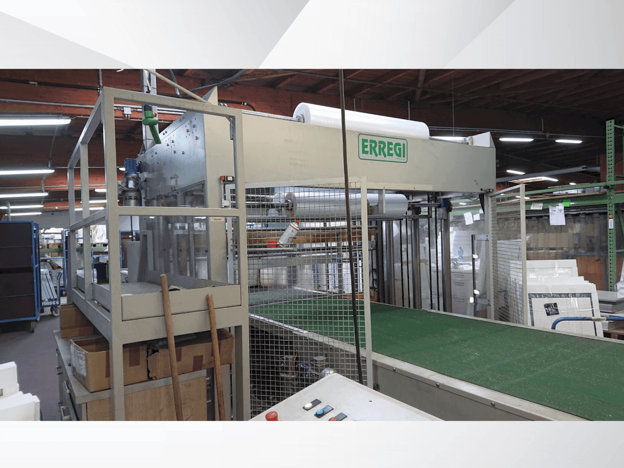 Frontansicht der ERREGI LINE ERREGI Maschine