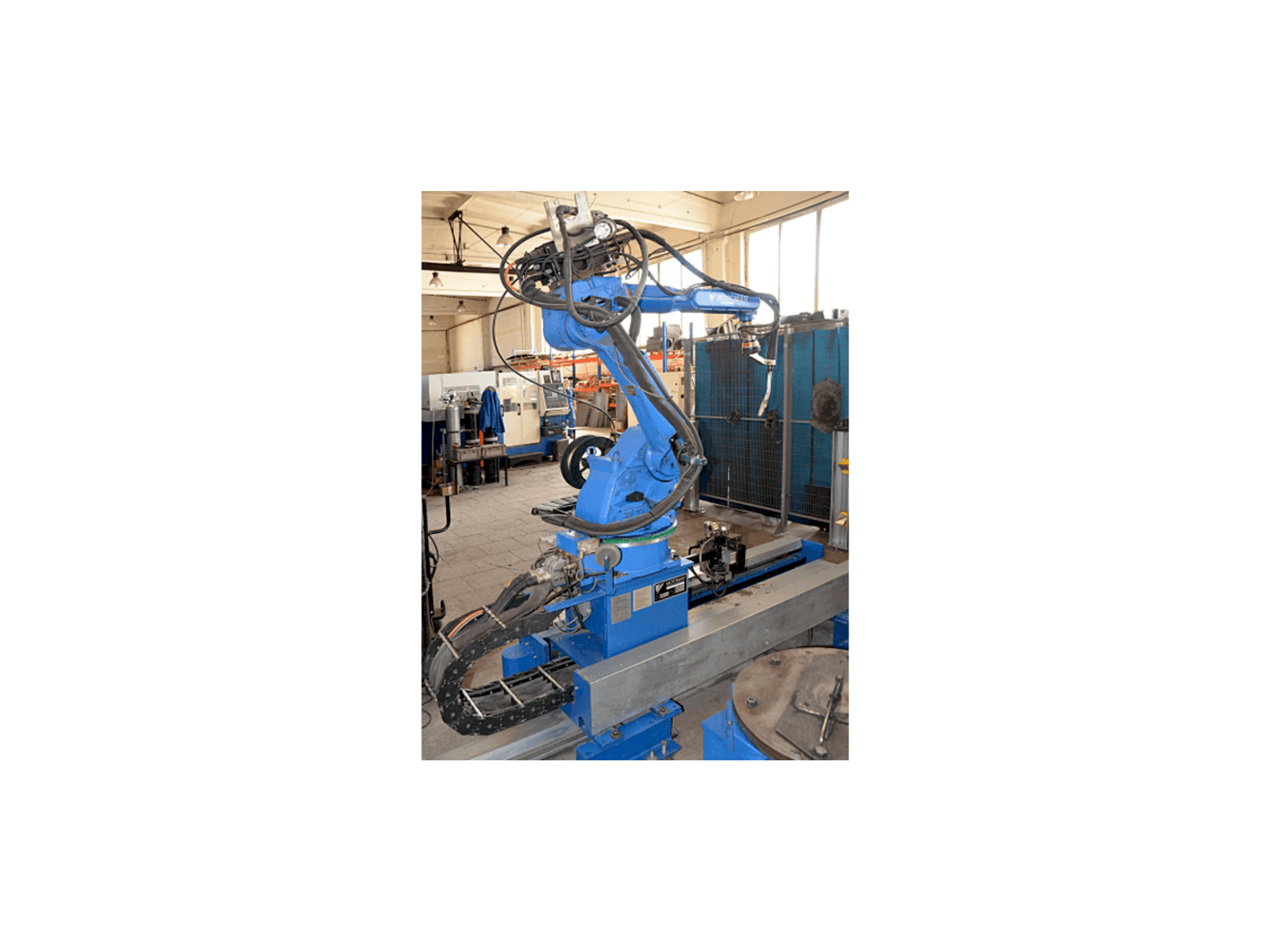 Frontansicht der MOTOMAN UP20-6 MT1-1000 TRDS-1150 Maschine