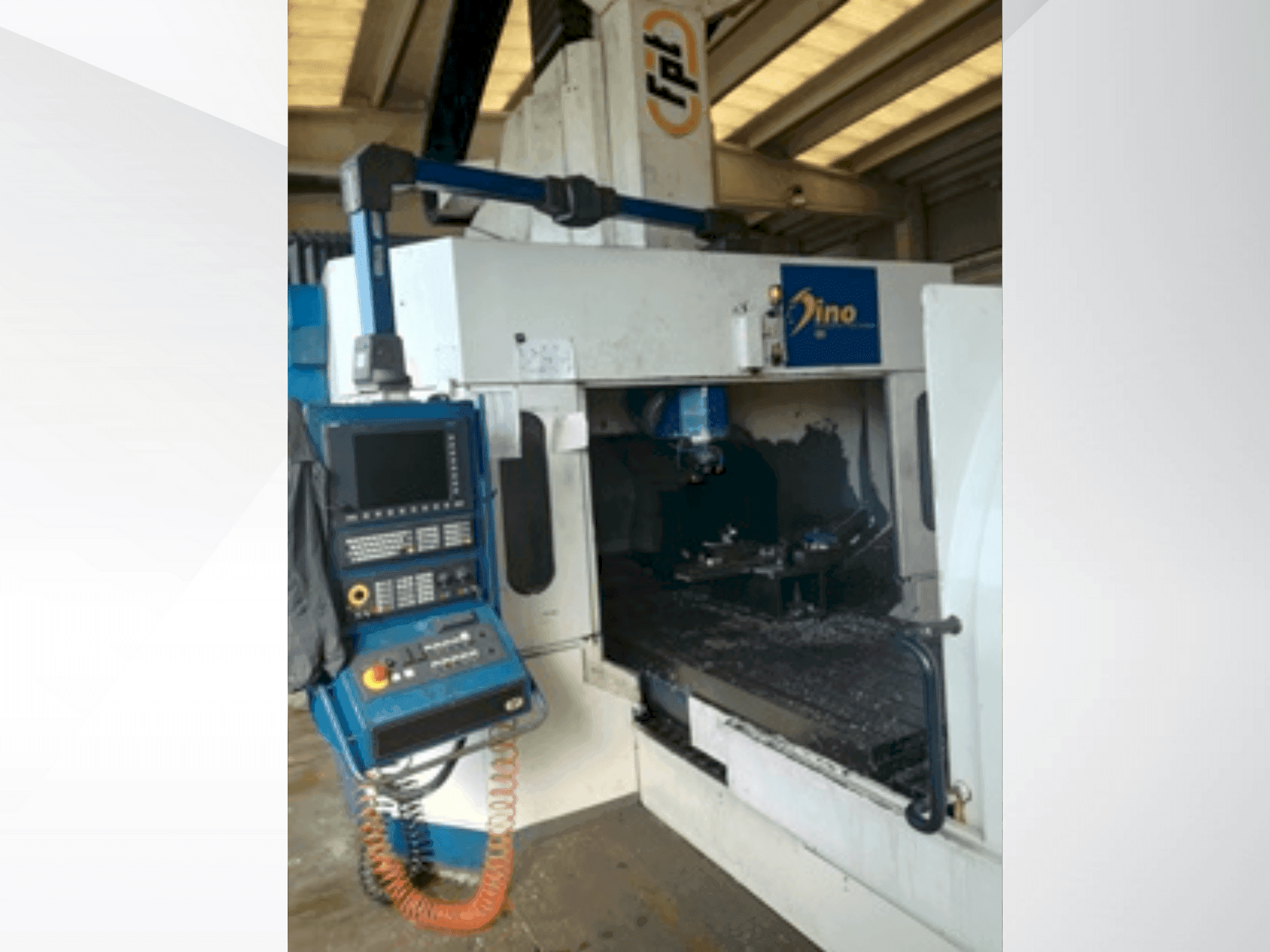 Frontansicht der FPT DINO Maschine