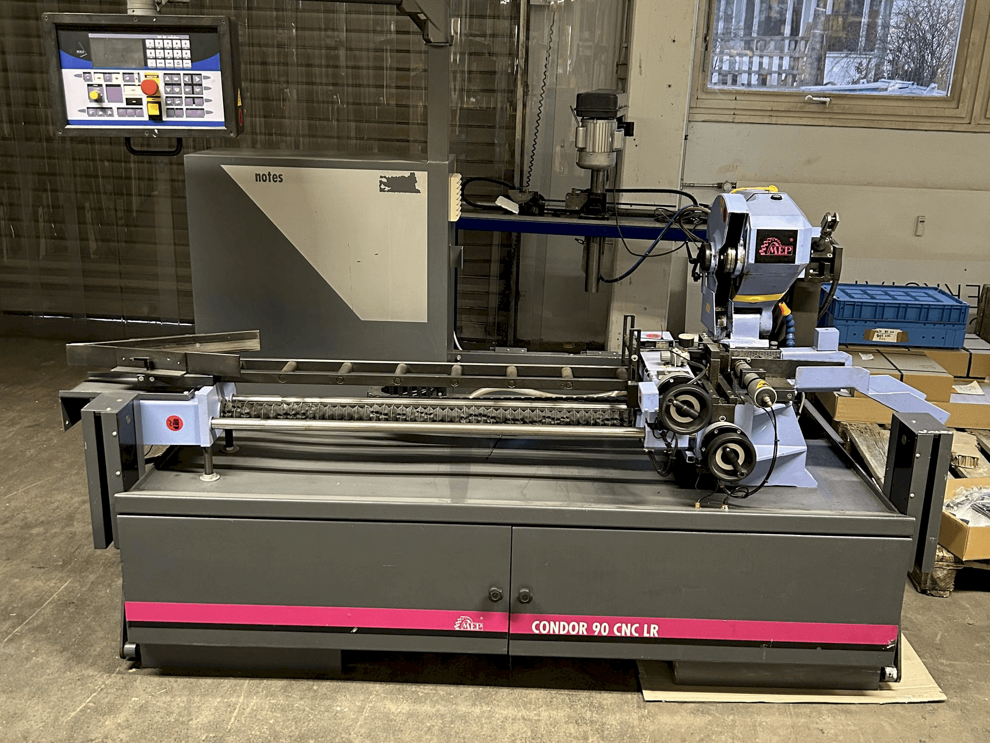 Front view of MEP Condor 90 CNC LR machine